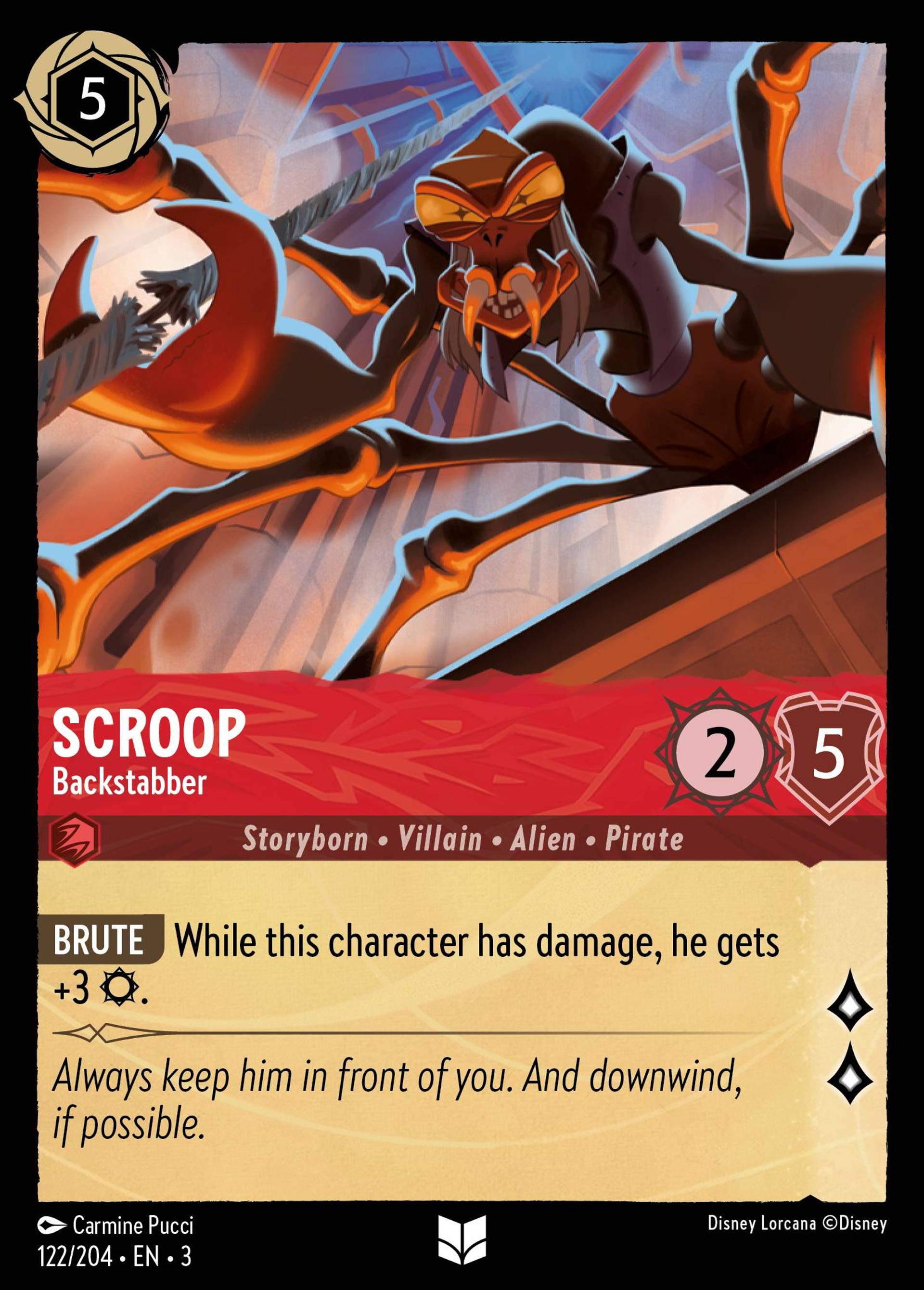Scroop - Traître — Into the Inklands — Lorcana