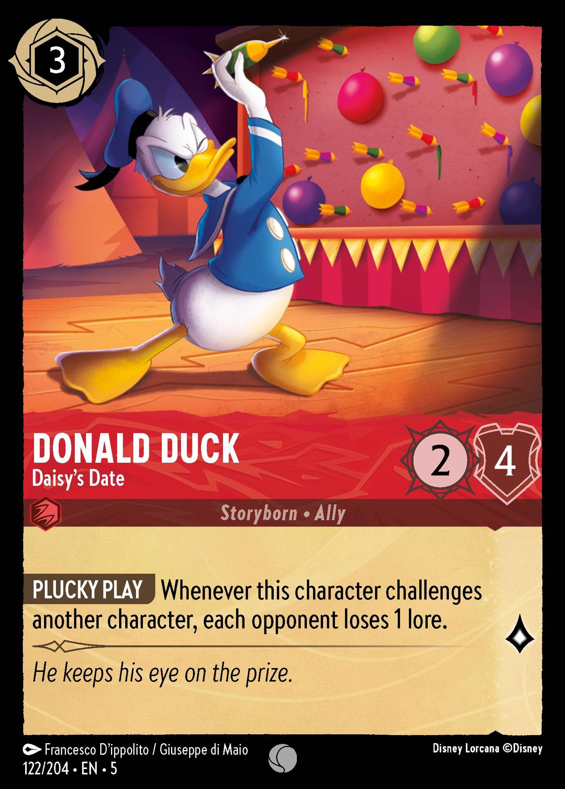 Donald Duck - Daisy's Date — Shimmering Skies — Lorcana