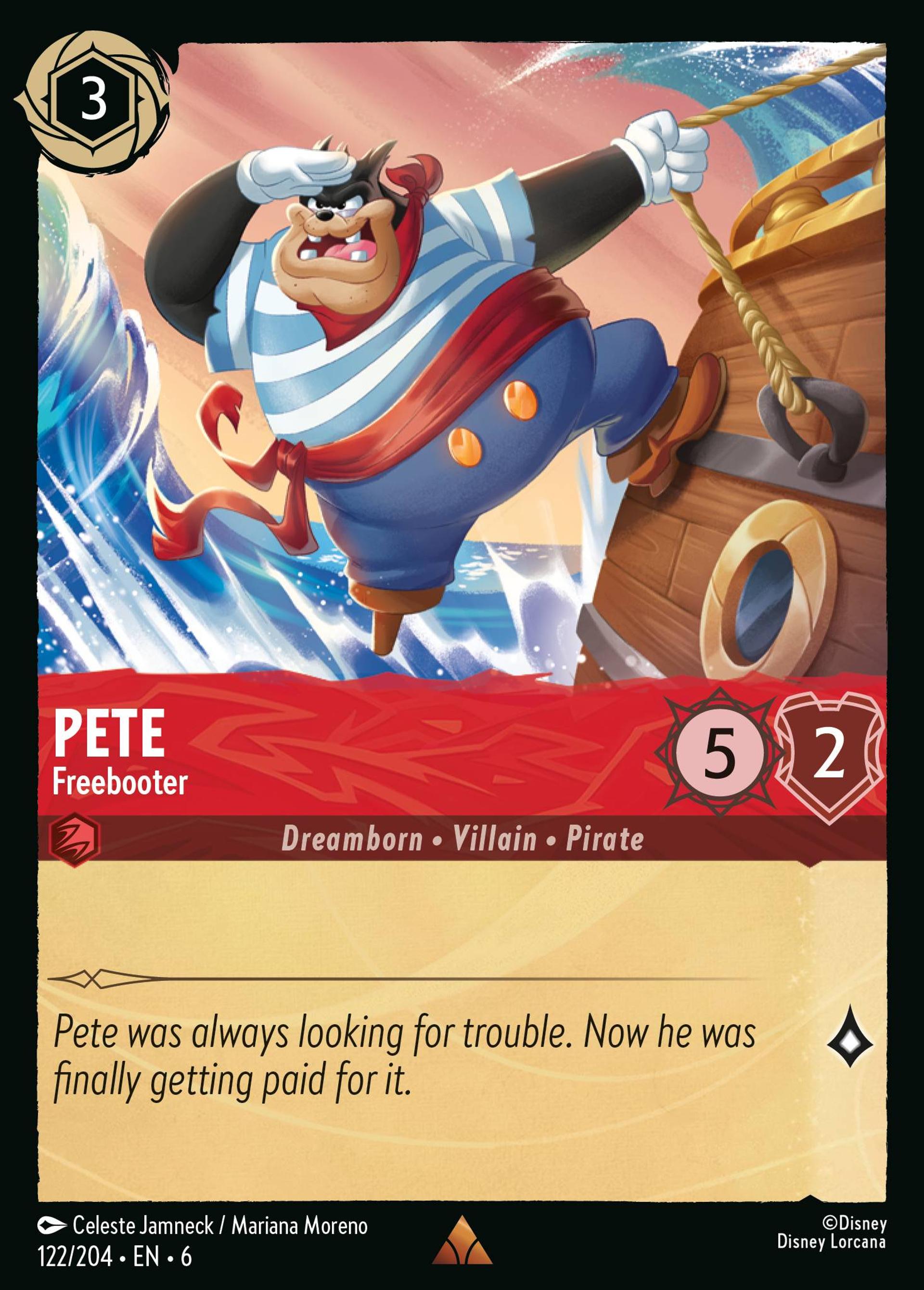 Pete - Freebooter — Azurite Sea — Lorcana