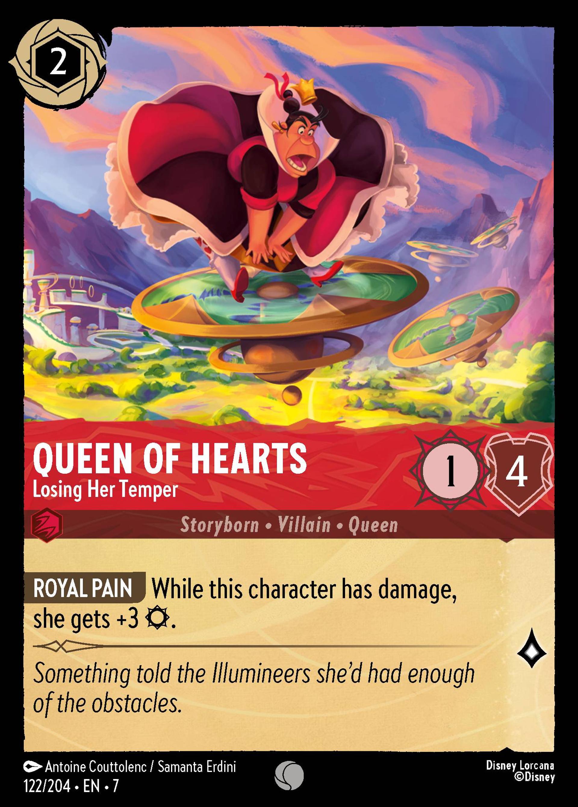 Queen of Hearts - Losing Her Temper — Archazia's Island — Lorcana