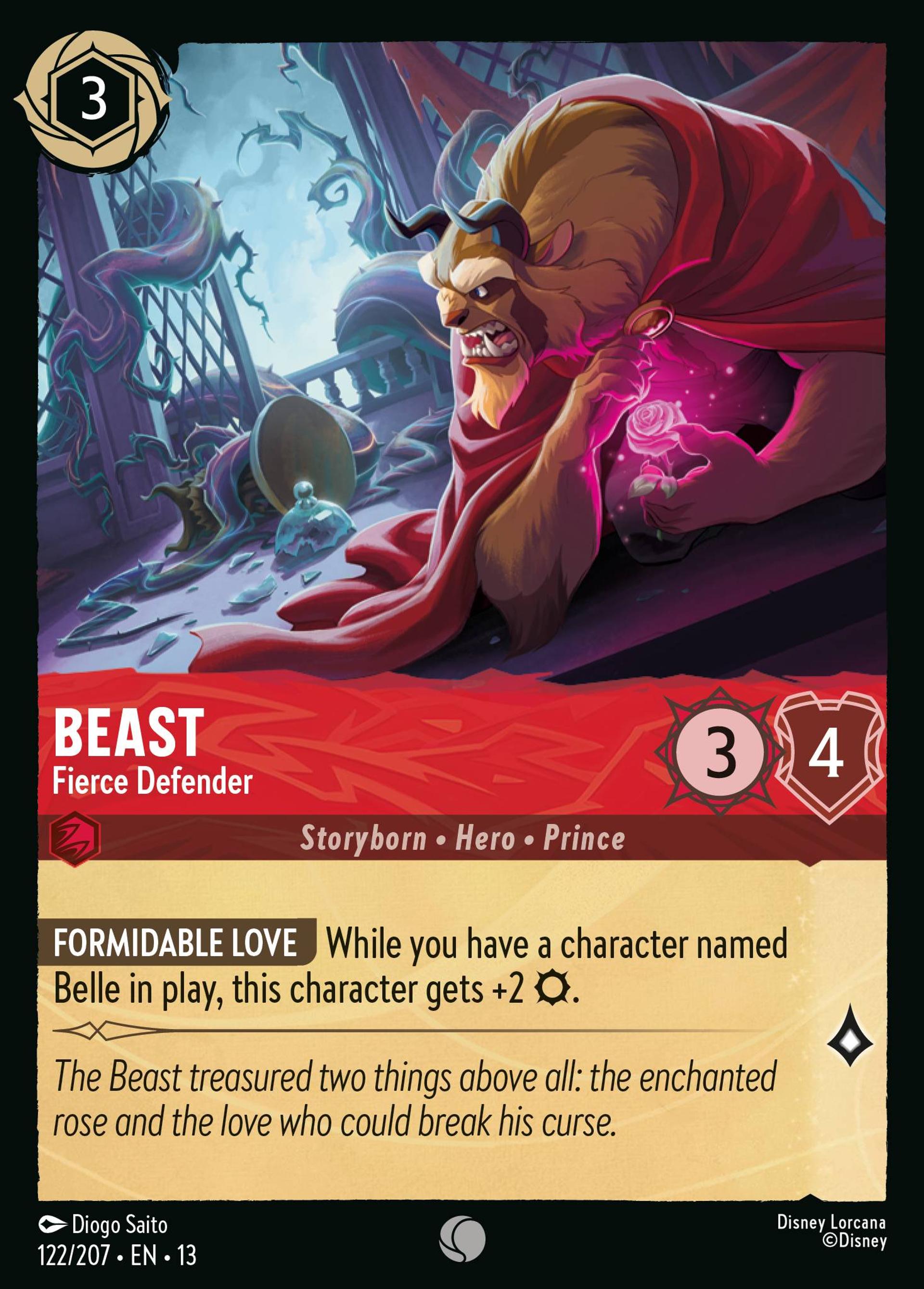 Beast - Fierce Defender — Attack of the Vine! — Lorcana