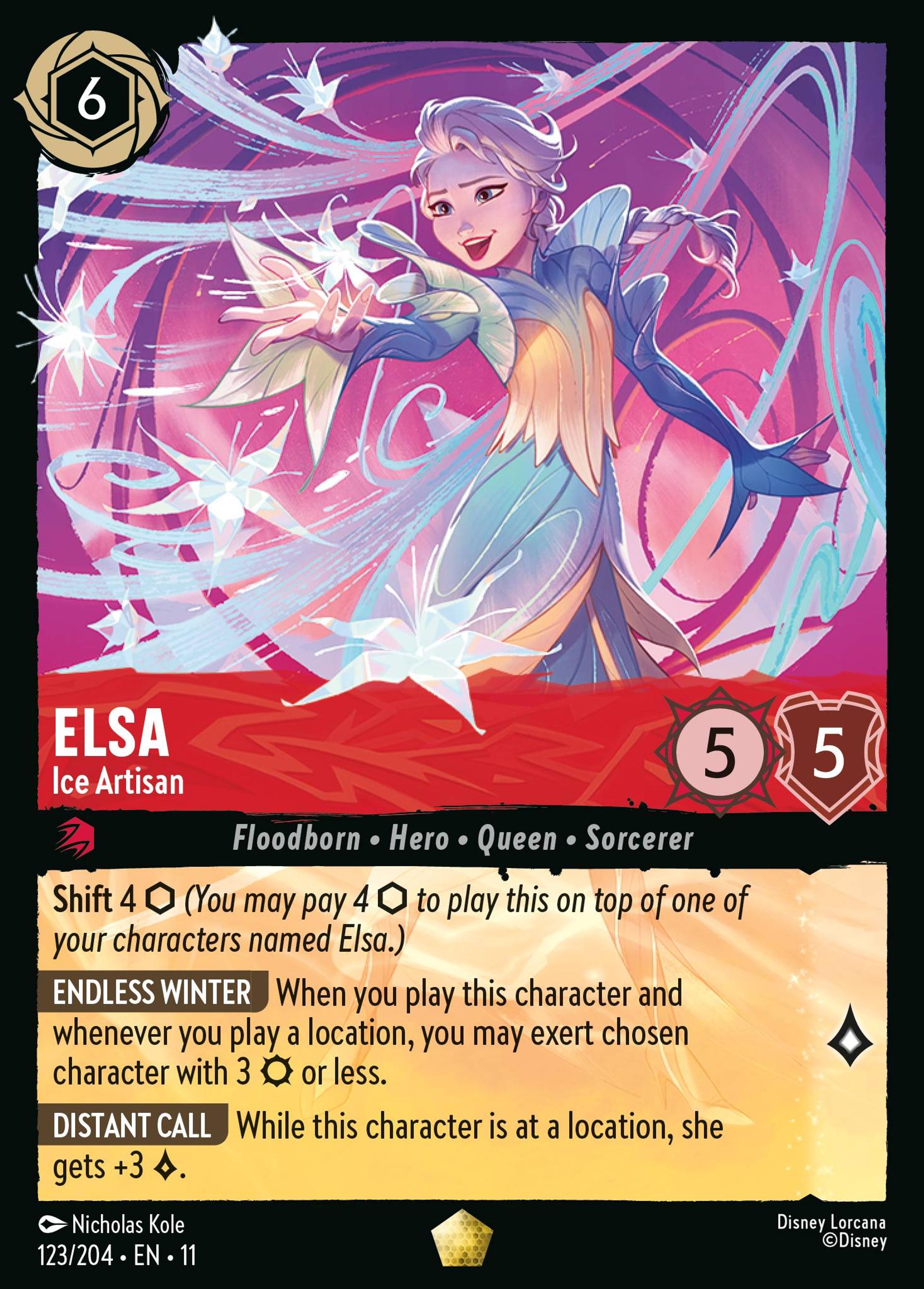 Elsa - Ice Artisan — Winterspell — Lorcana