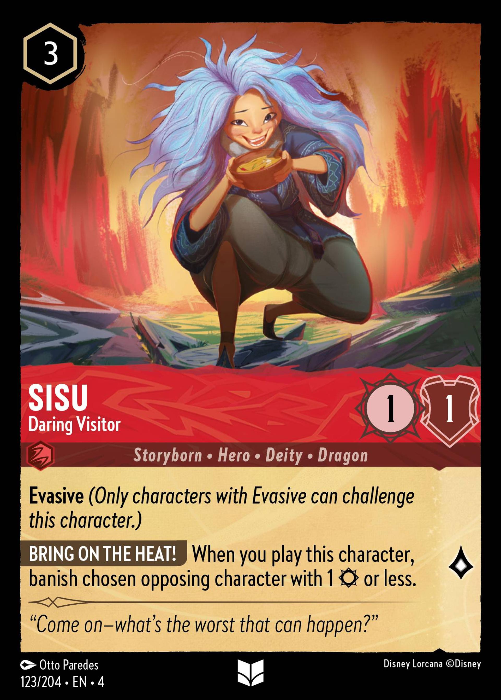 Sisu - Daring Visitor — Ursula's Return — Lorcana
