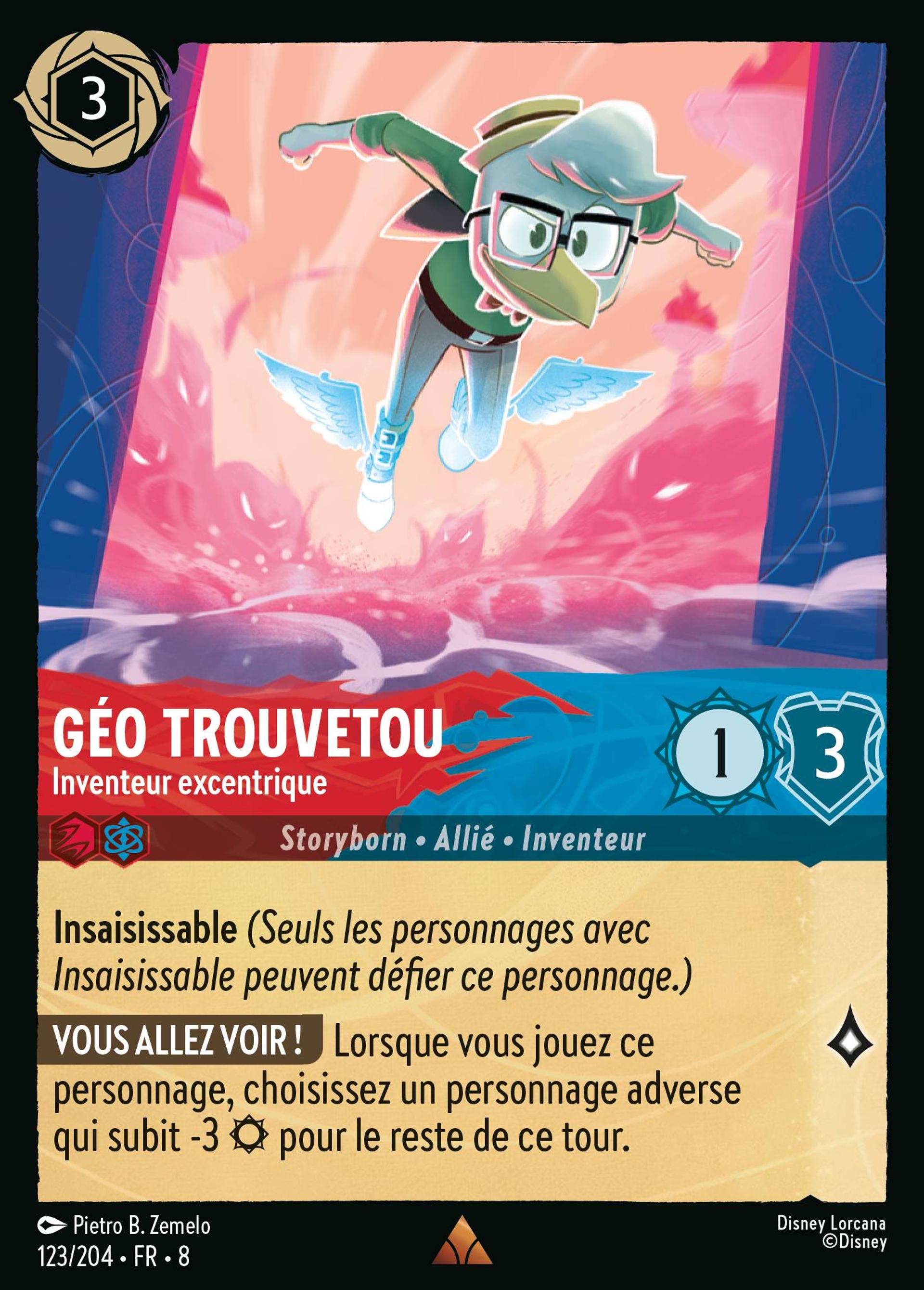 Géo Trouvetou - Inventeur excentrique — The Reign of Jafar — Lorcana