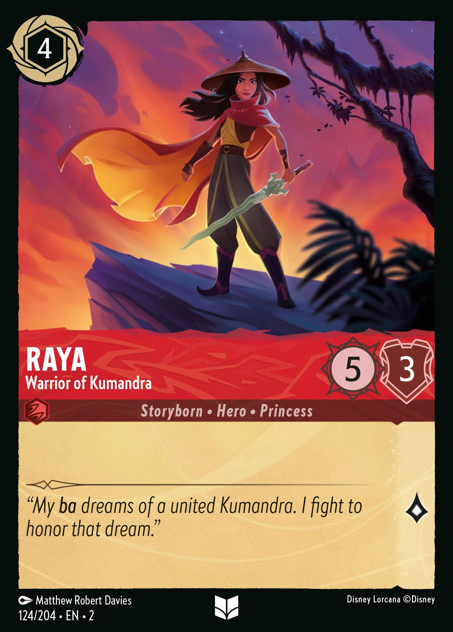 Raya - Combattante de Kumandra — Rise of the Floodborn — Lorcana