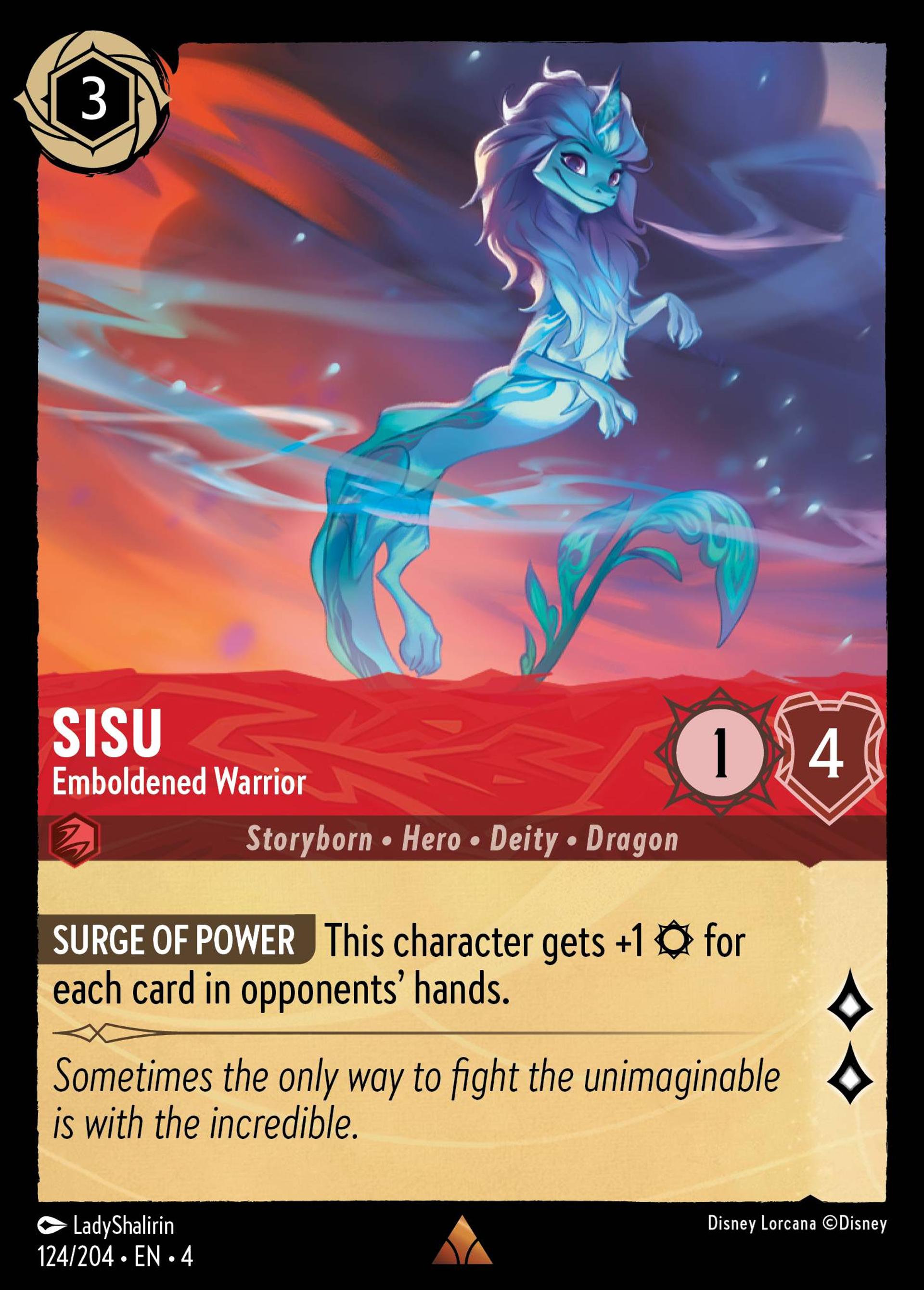 Sisu - Emboldened Warrior — Ursula's Return — Lorcana