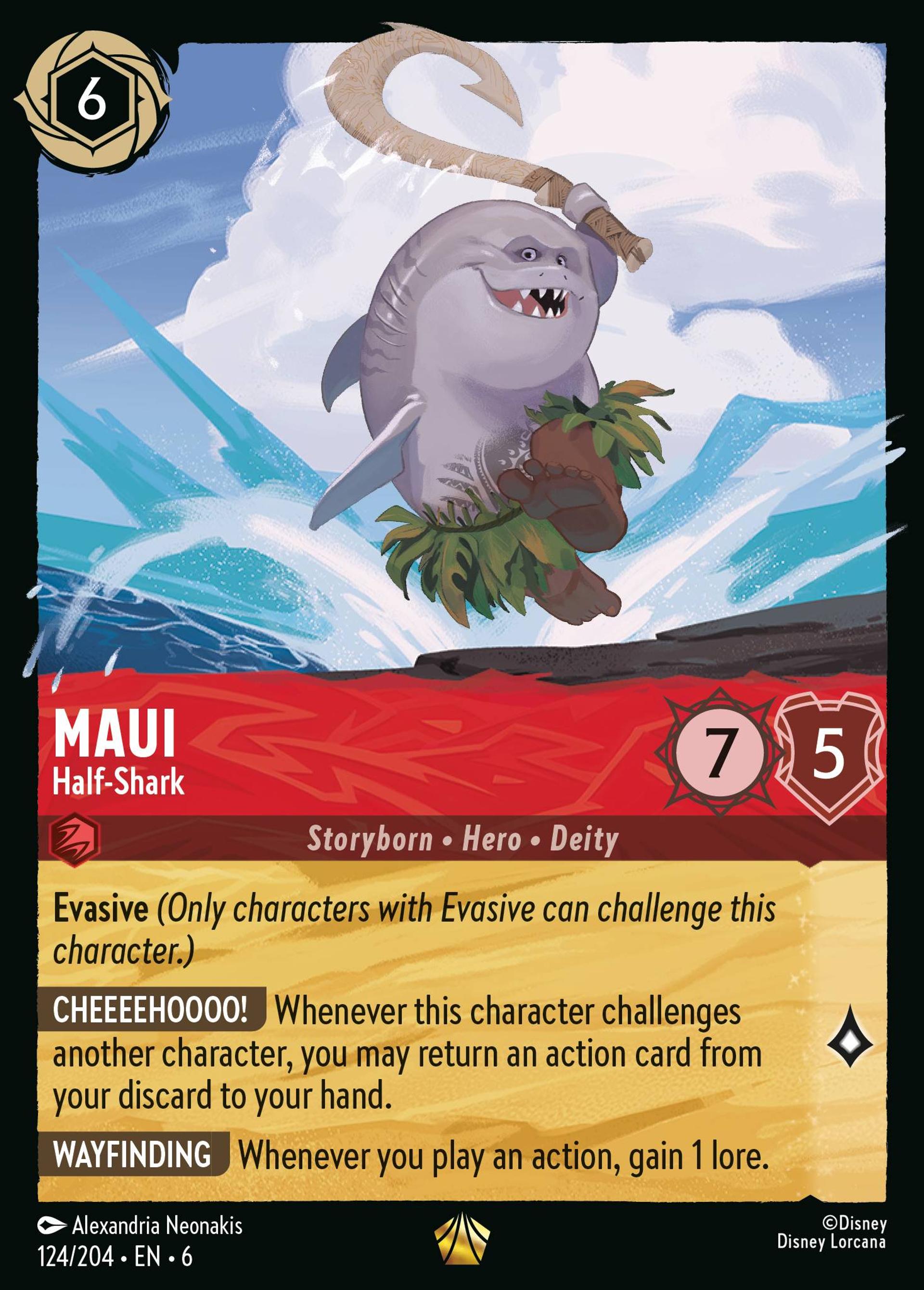 Maui - Demi-requin — Azurite Sea — Lorcana