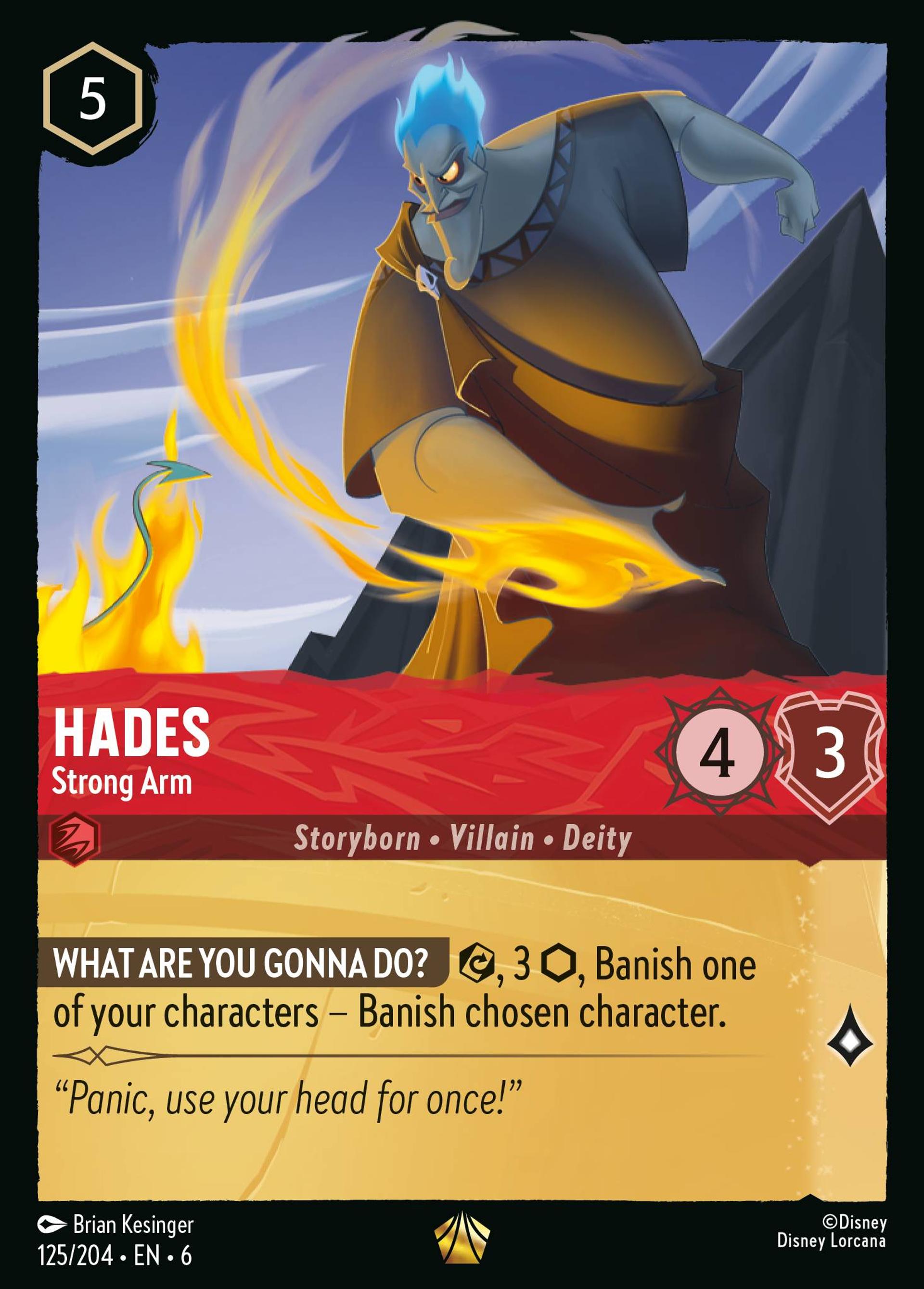 Hades - Strong Arm — Azurite Sea — Lorcana
