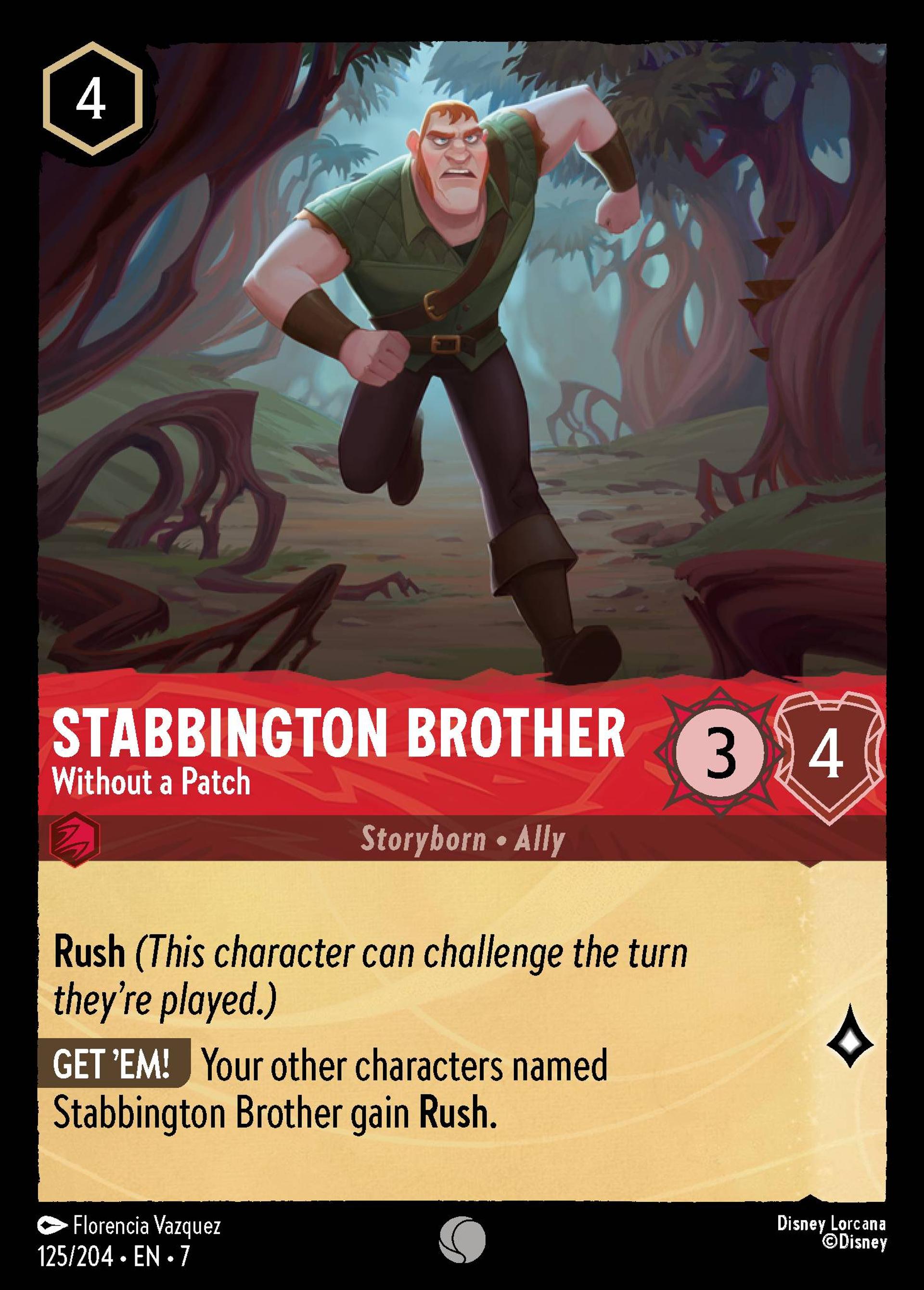 Stabbington Brother - Without a Patch — Archazia's Island — Lorcana