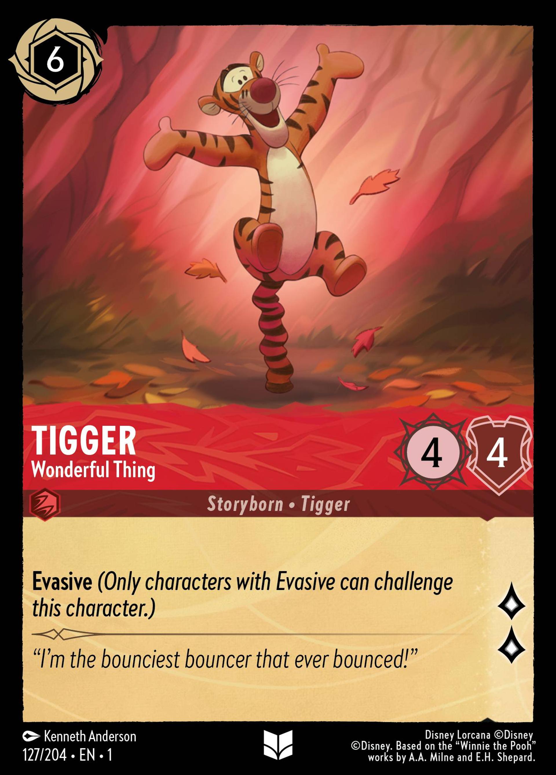Tigger - Wonderful Thing — The First Chapter — Lorcana