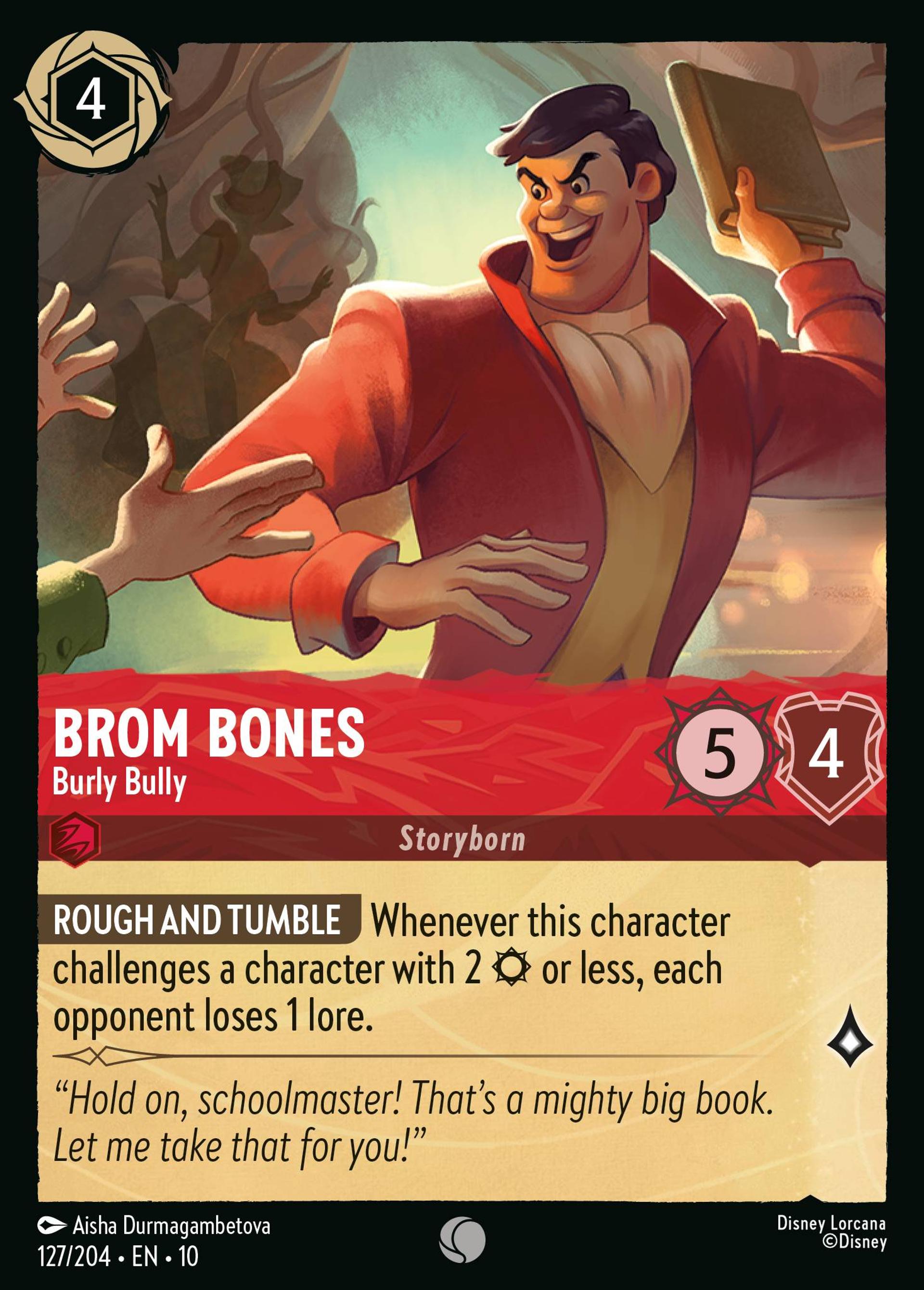 Brom Bones - Solide gaillard — Whispers in the Well — Lorcana
