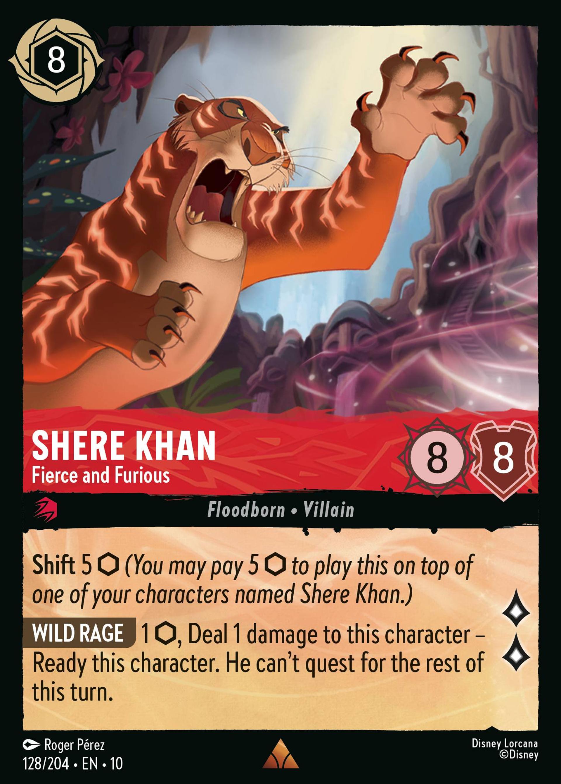 Shere Khan - Fierce and Furious — Whispers in the Well — Lorcana