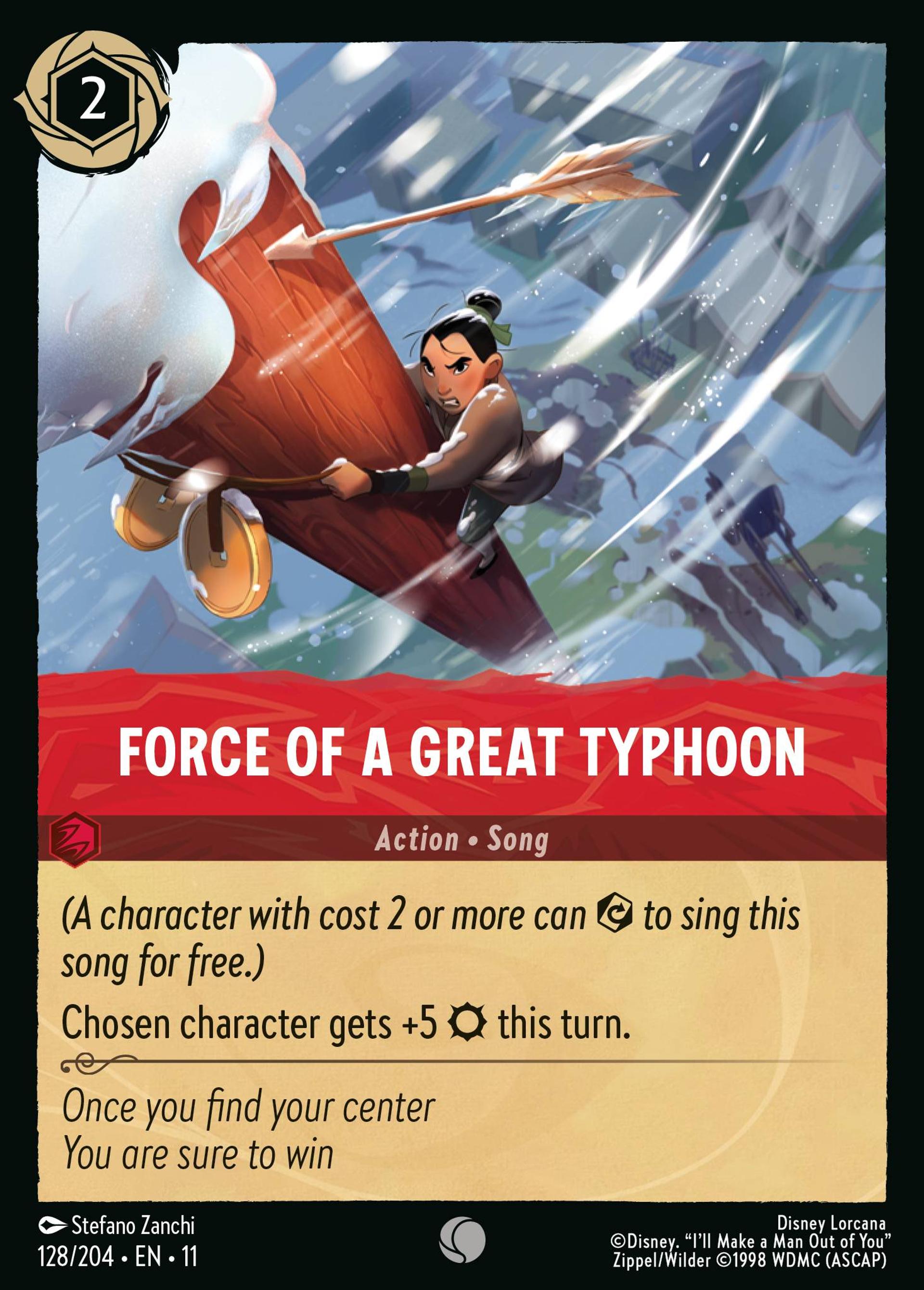 Force of a Great Typhoon — Winterspell — Lorcana