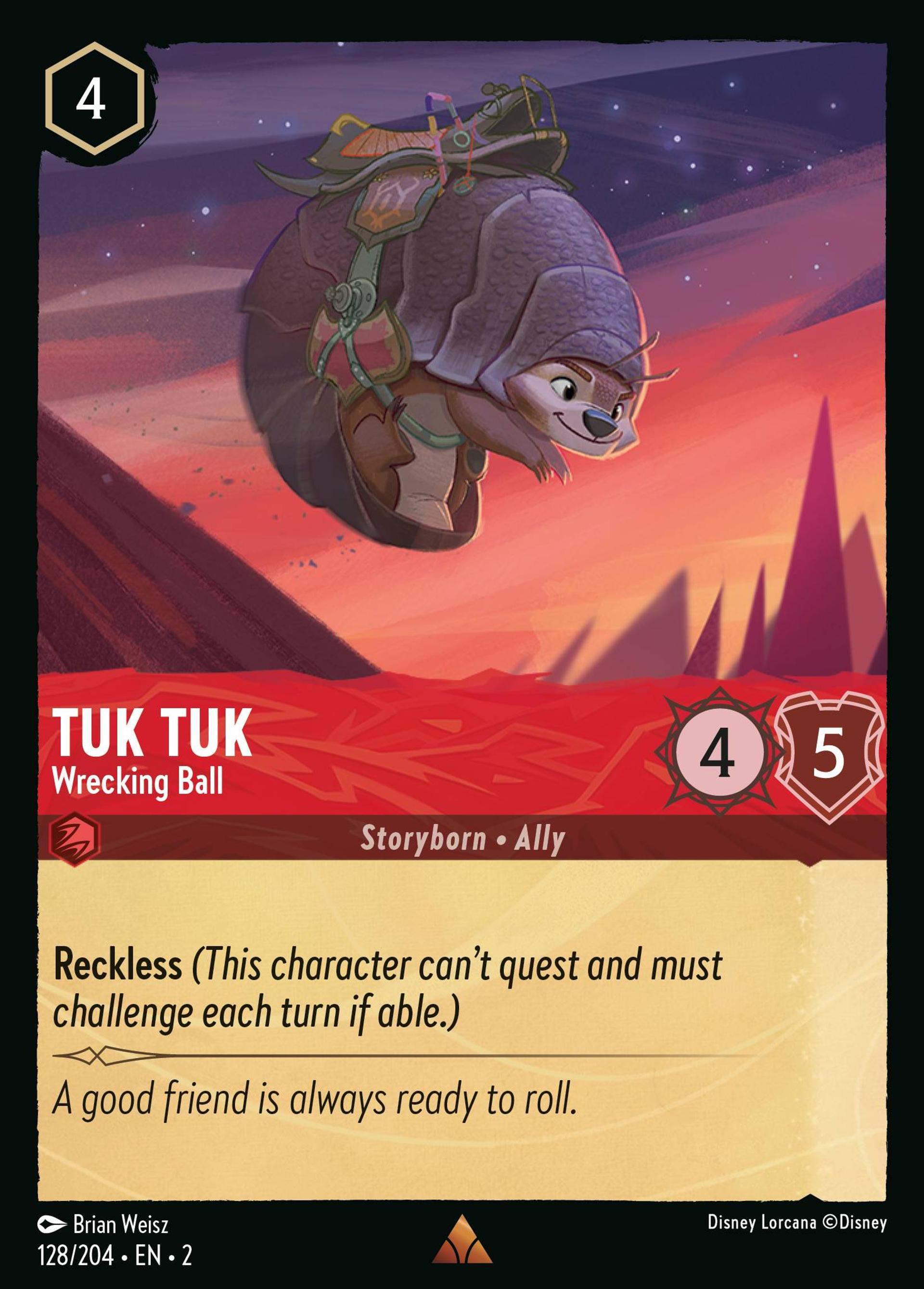 Tuk Tuk - Boule de démolition — Rise of the Floodborn — Lorcana
