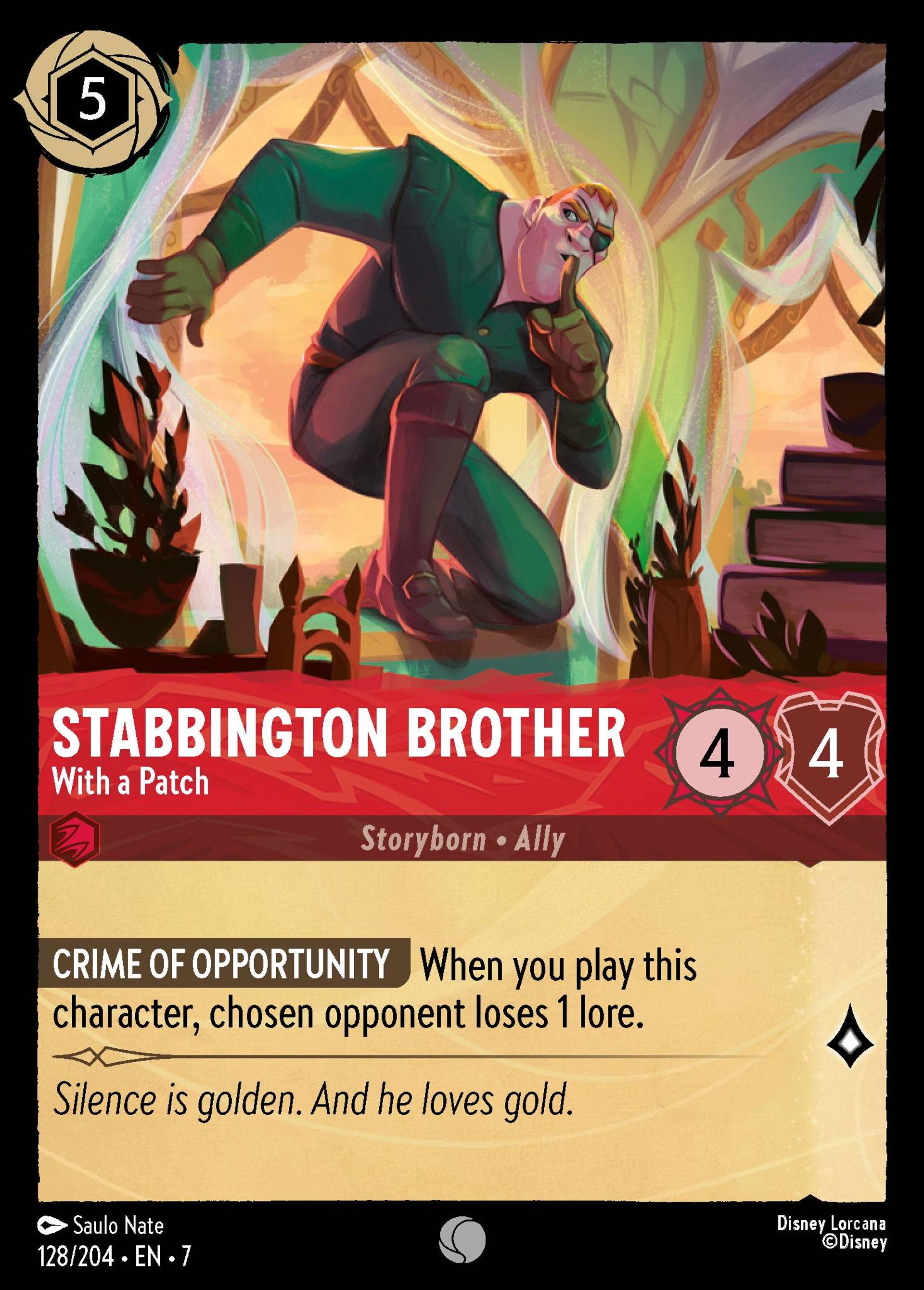 Stabbington Brother - With a Patch — Archazia's Island — Lorcana