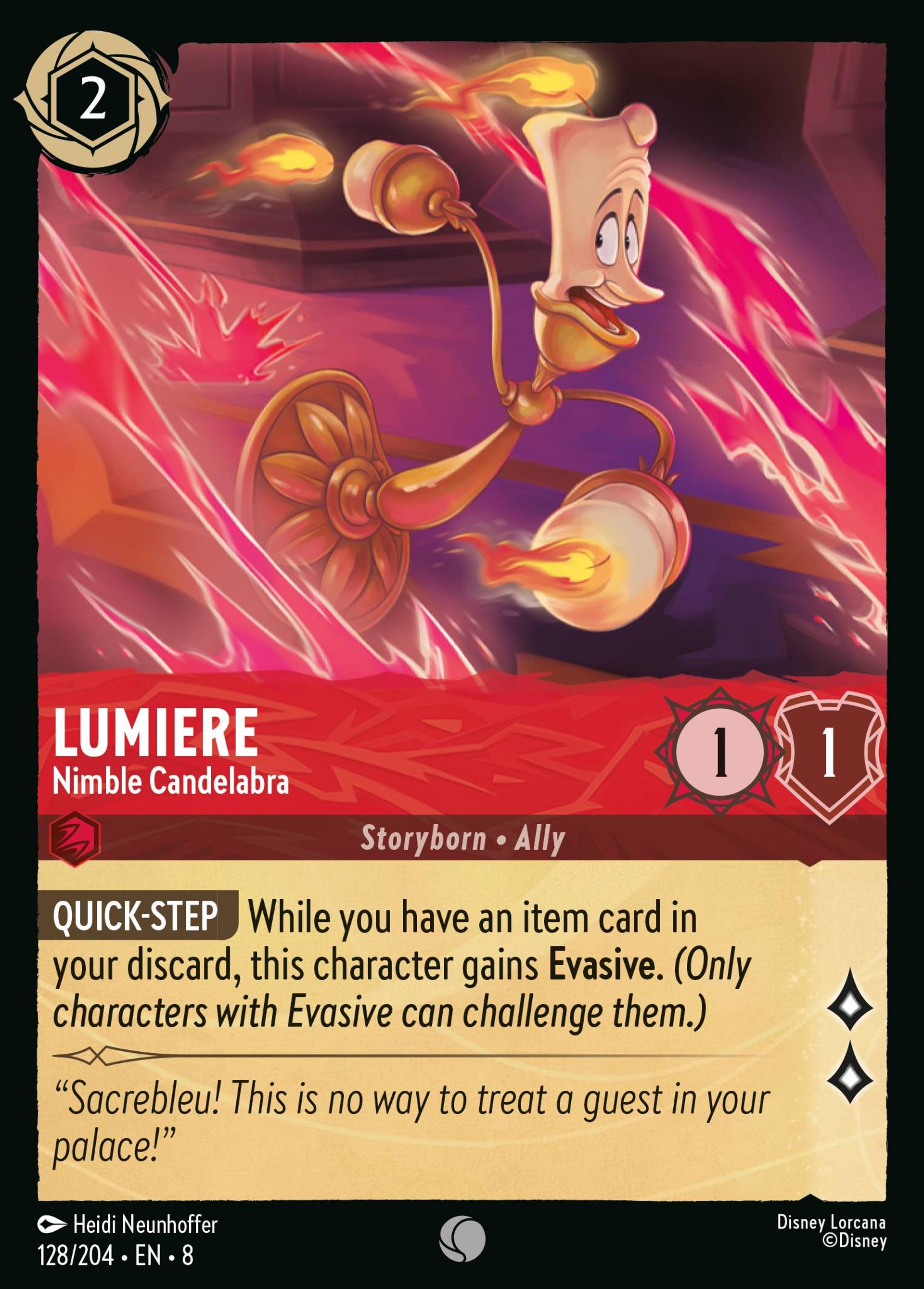 Lumière - Candelabre agile — The Reign of Jafar — Lorcana