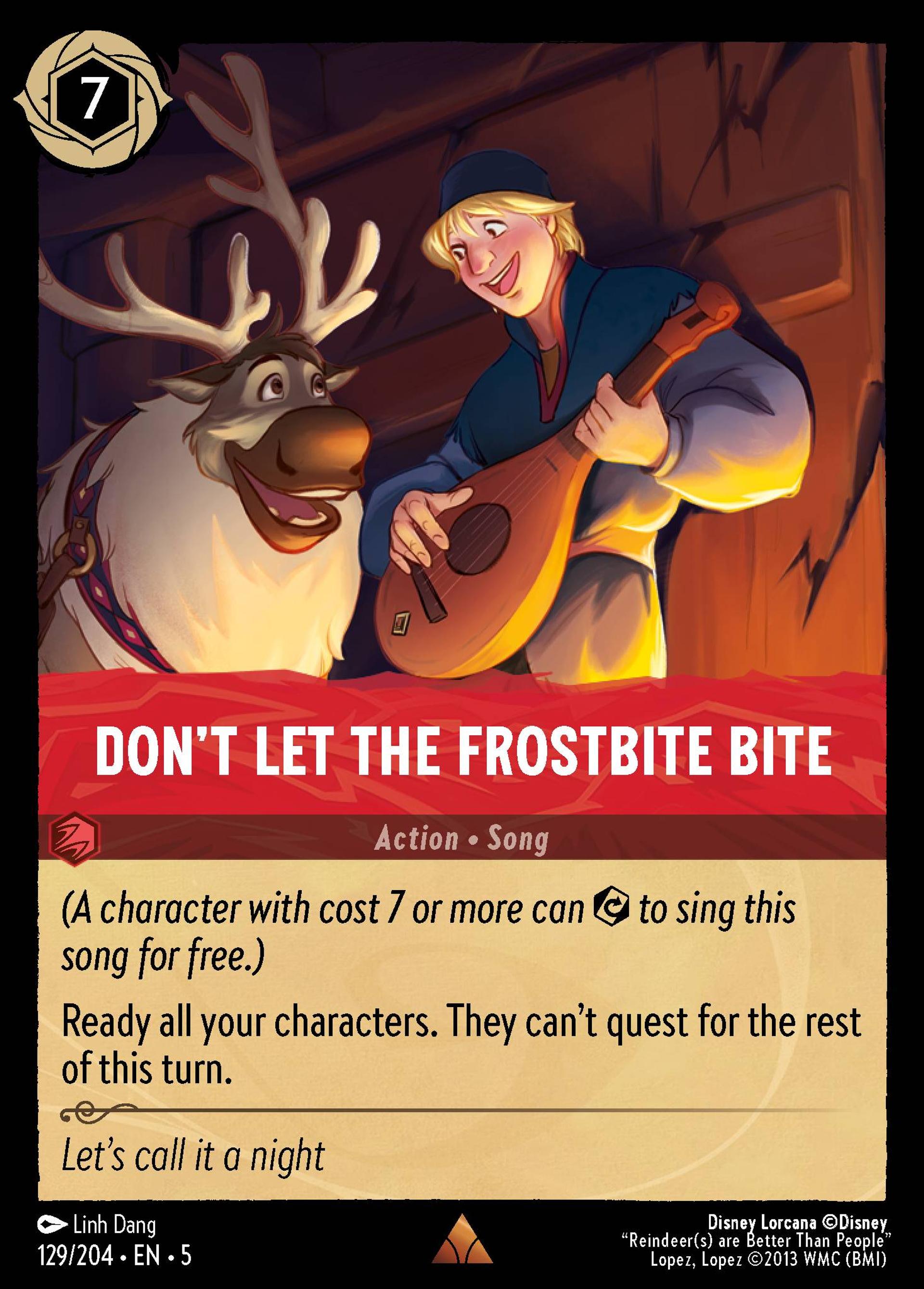 Don't Let the Frostbite Bite — Shimmering Skies — Lorcana