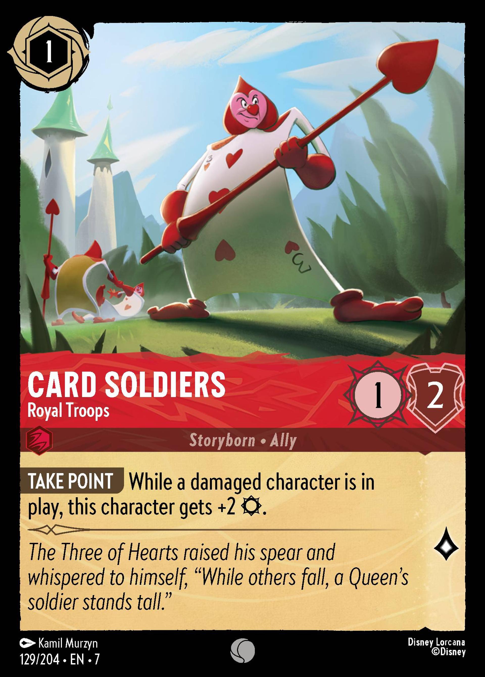 Card Soldiers - Royal Troops — Archazia's Island — Lorcana