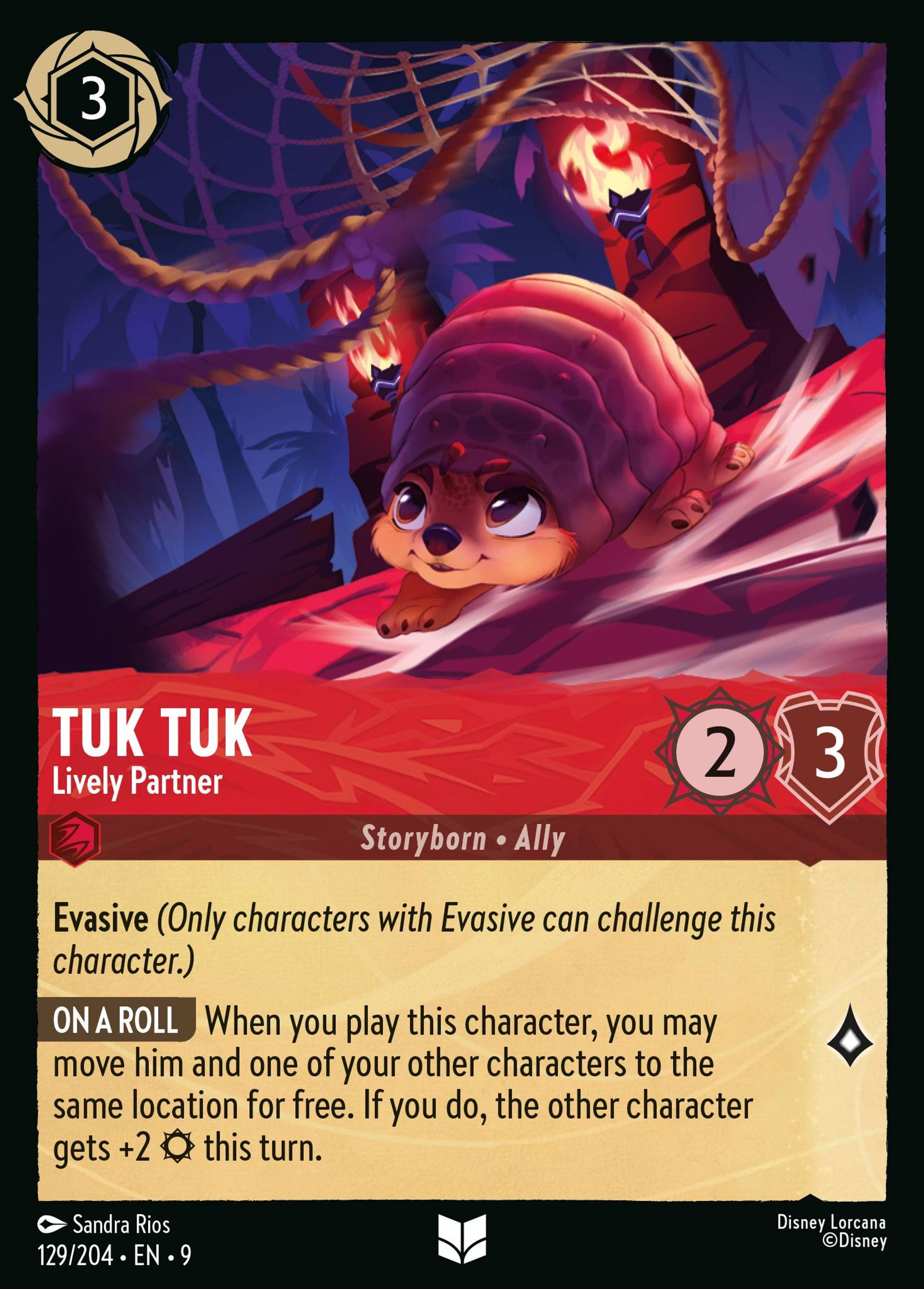 Tuk Tuk - Lively Partner — Fabled — Lorcana