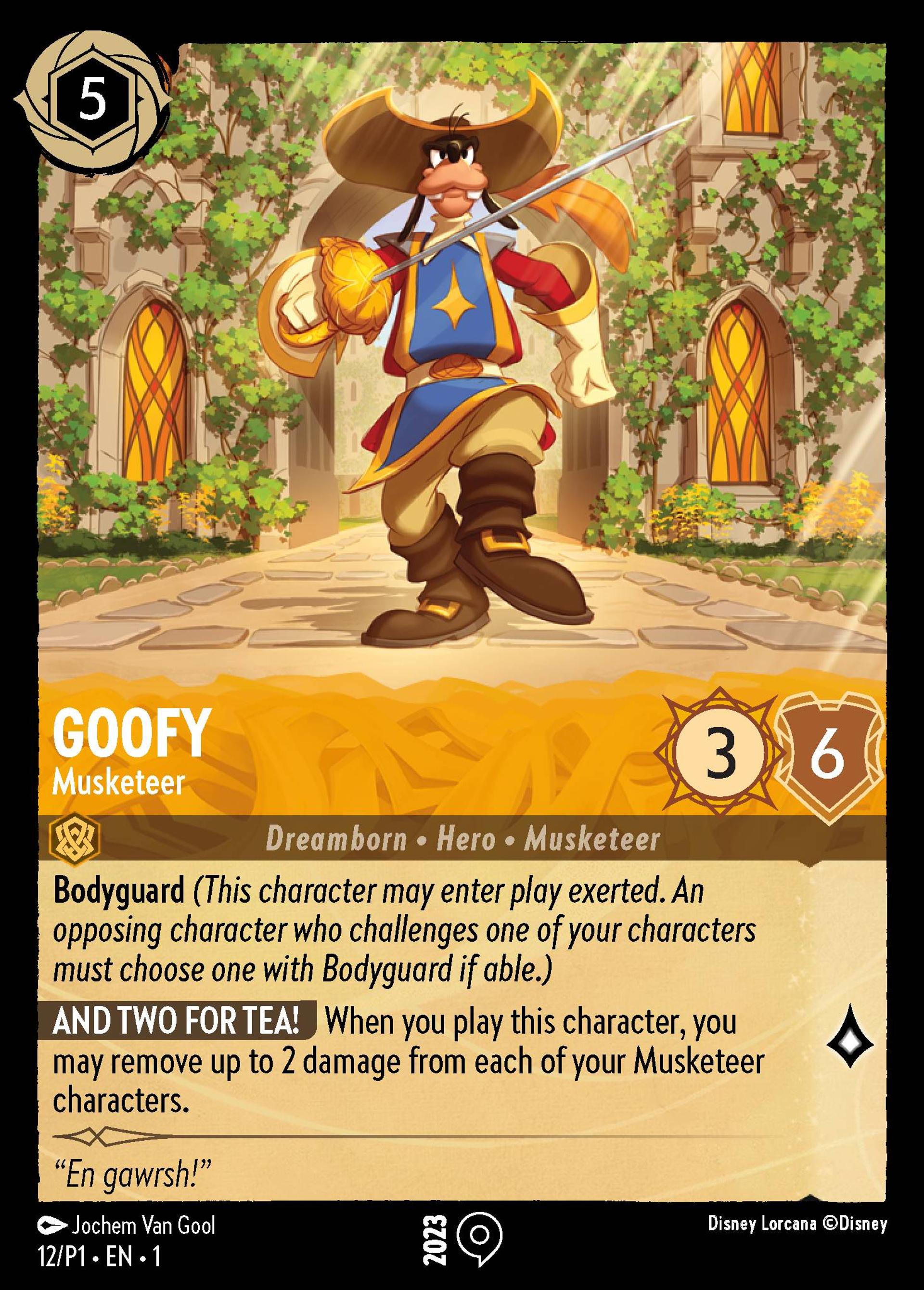 Dingo - Mousquetaire — Promos - Year 1 — Lorcana