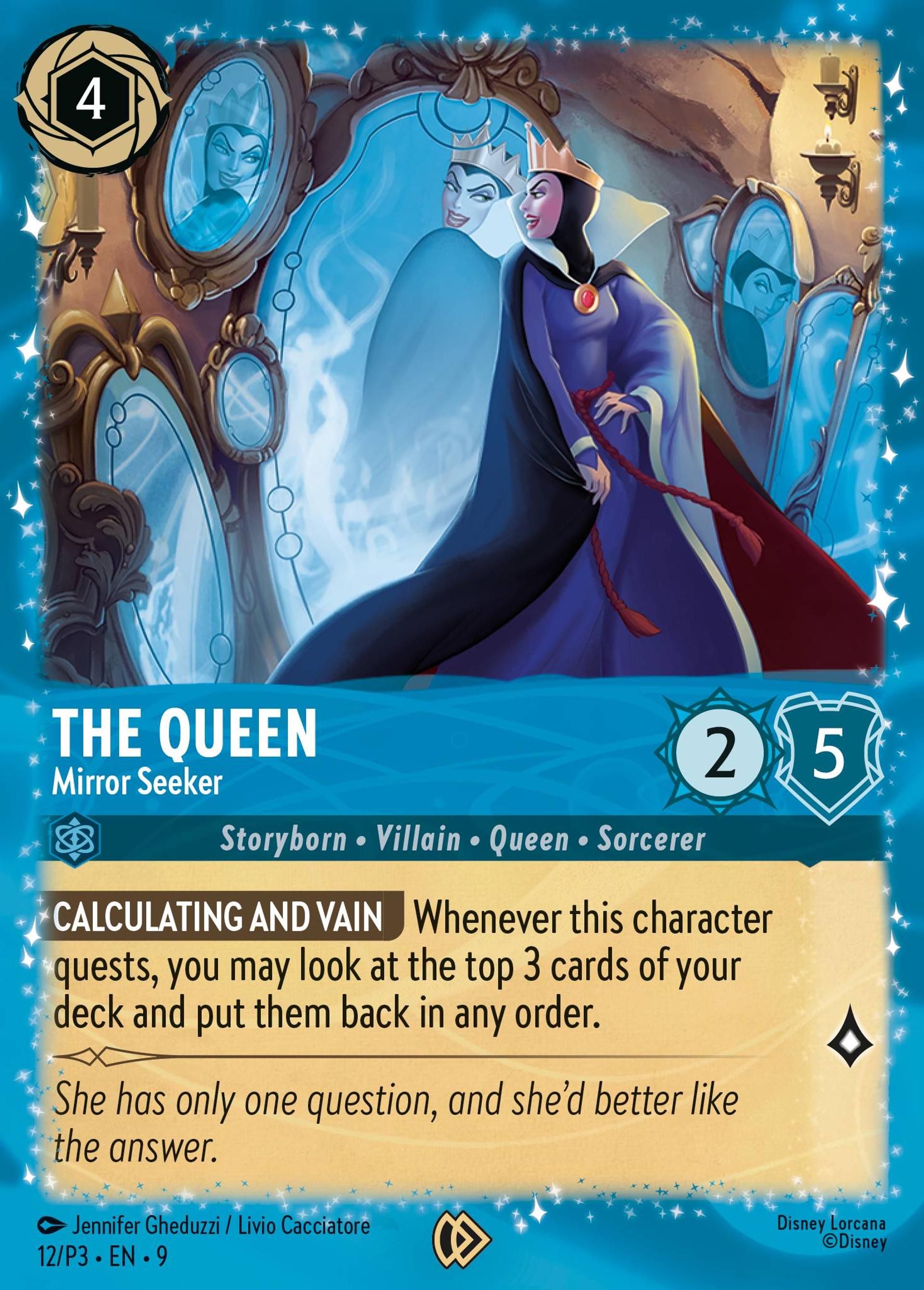 The Queen - Mirror Seeker — Promos - Year 3 — Lorcana