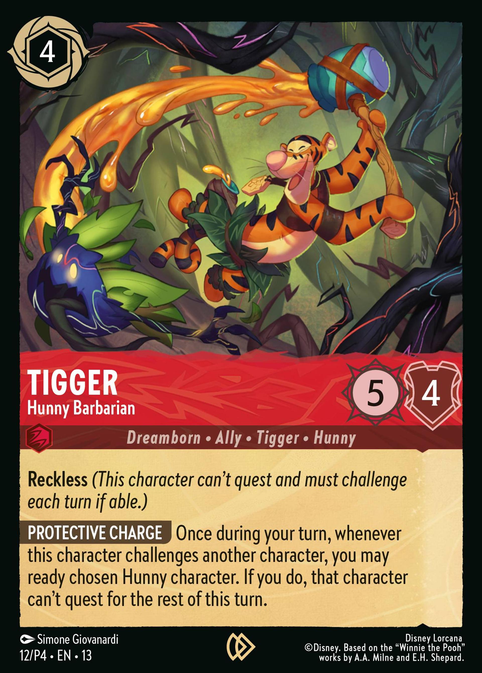 Tigger - Hunny Barbarian — Promos - Year 4 — Lorcana