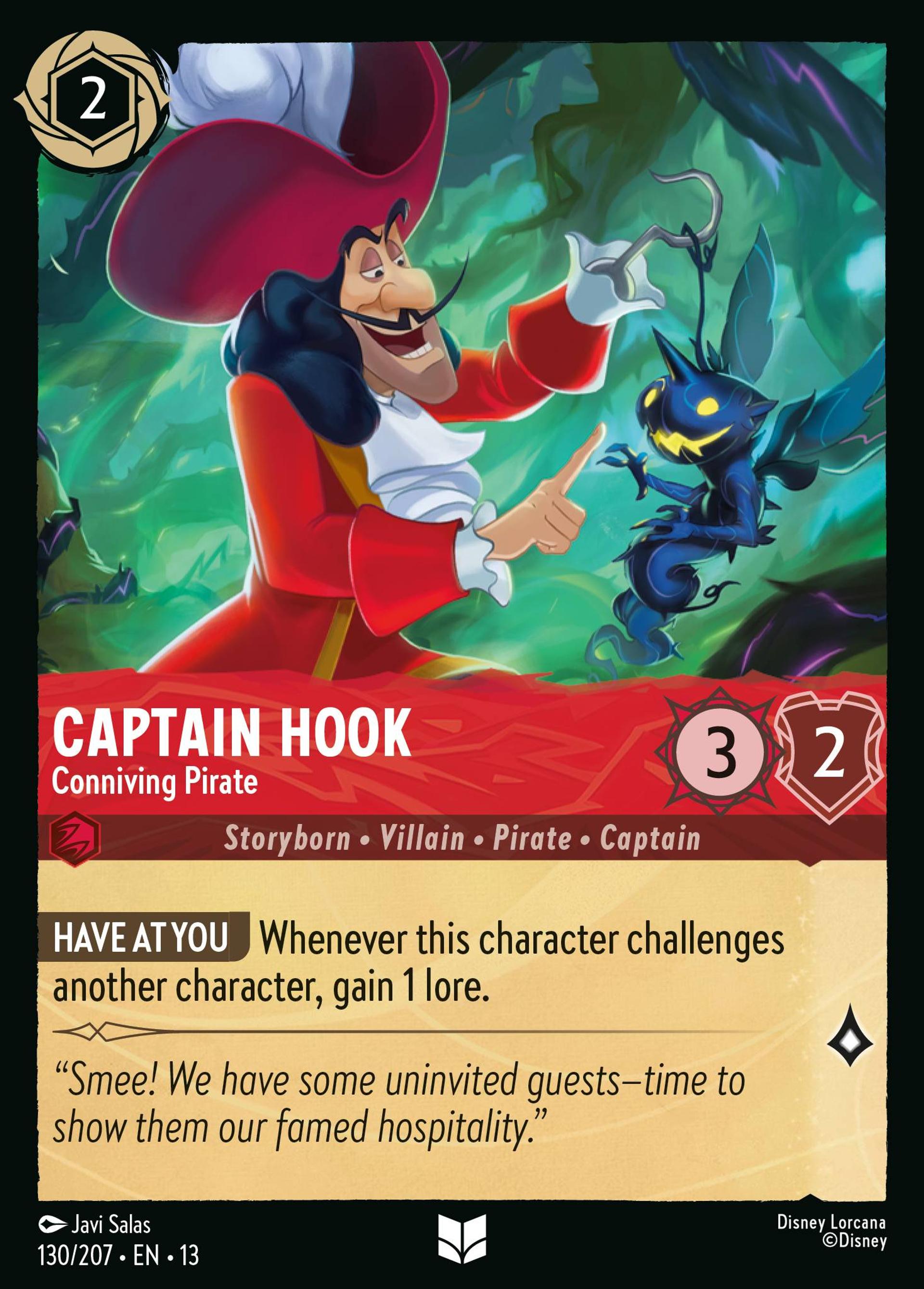 Capitaine Crochet - Pirate fourbe — Attack of the Vine! — Lorcana
