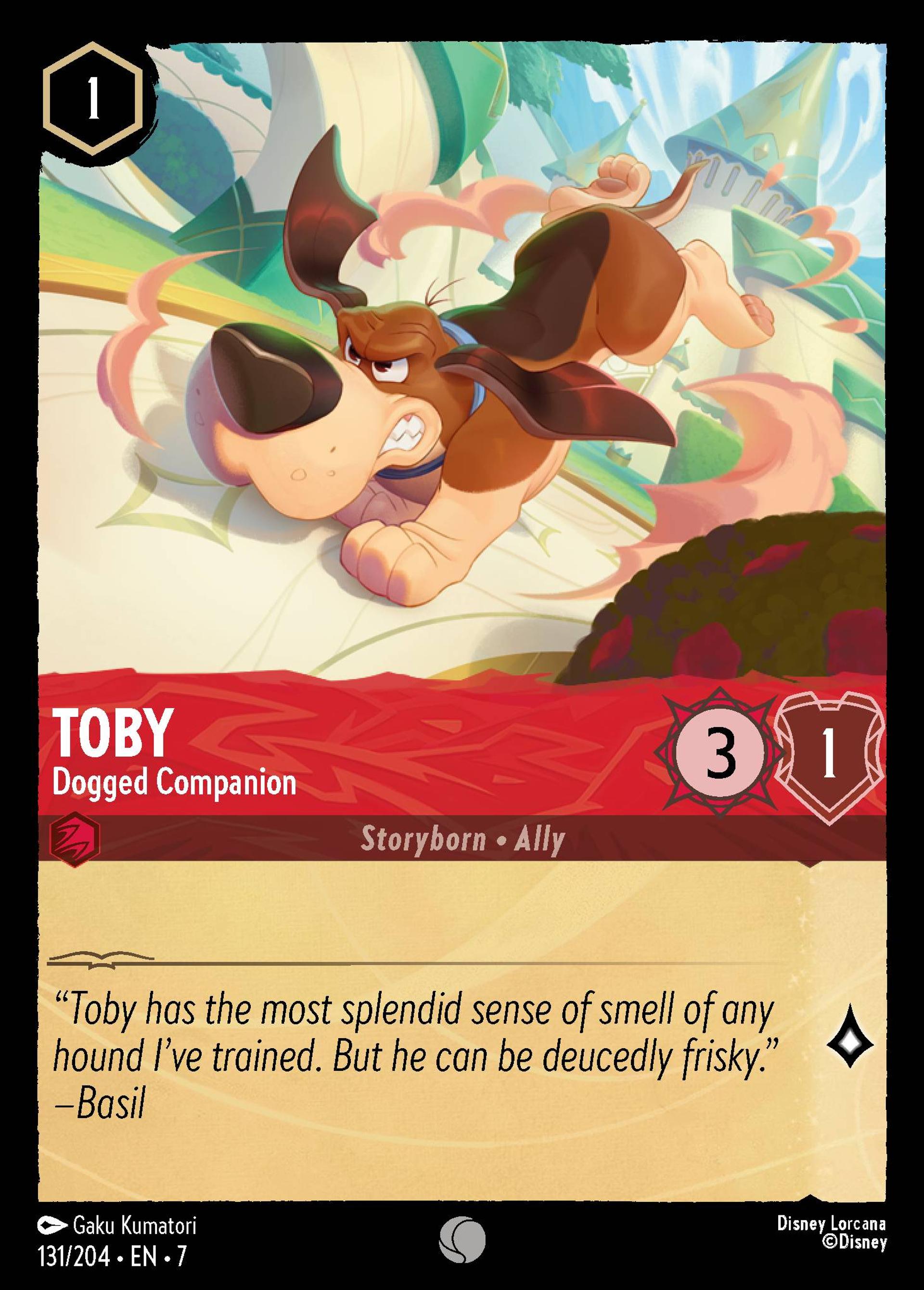 Toby - Dogged Companion — Archazia's Island — Lorcana