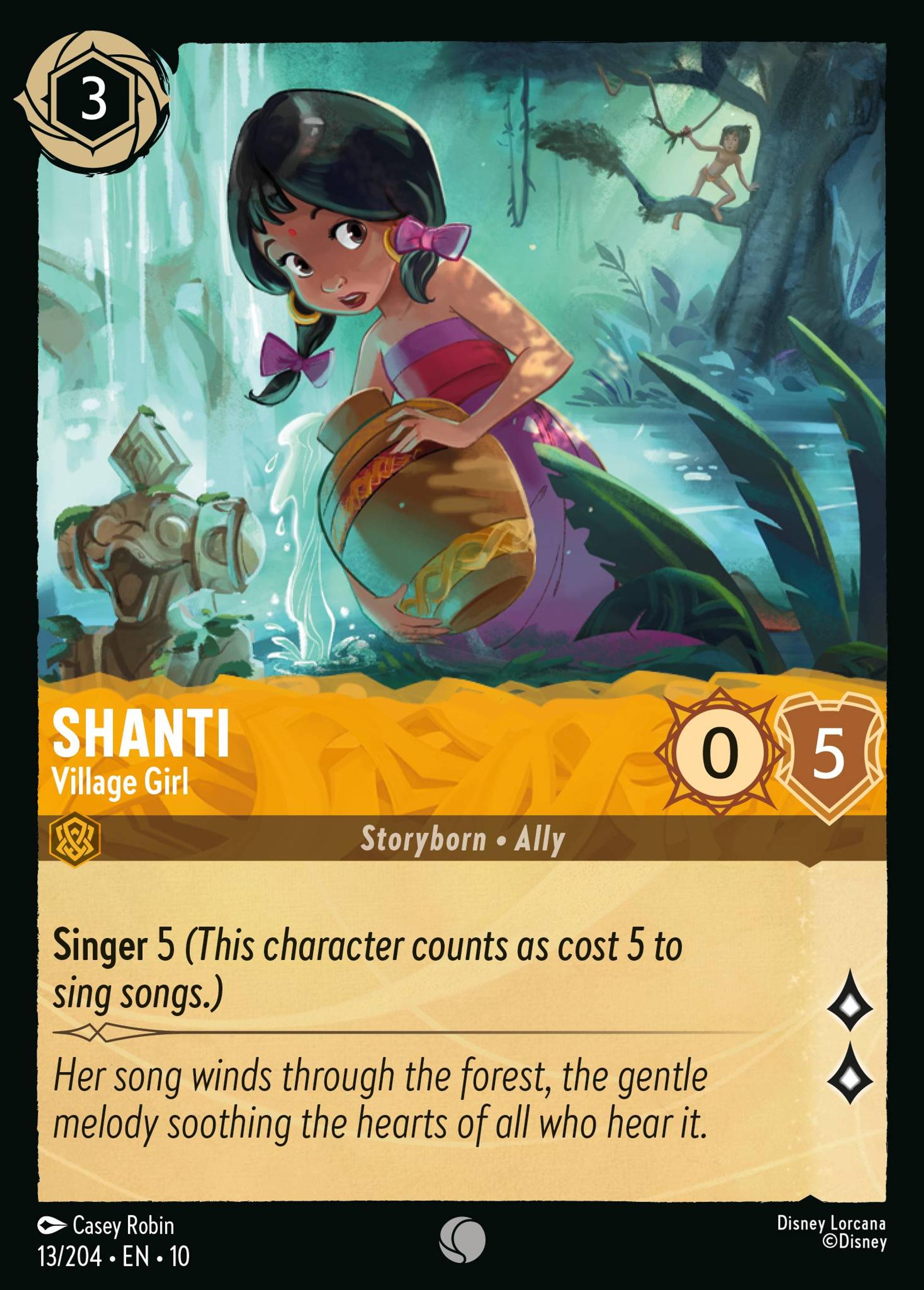 Shanti - Village Girl — Whispers in the Well — Lorcana