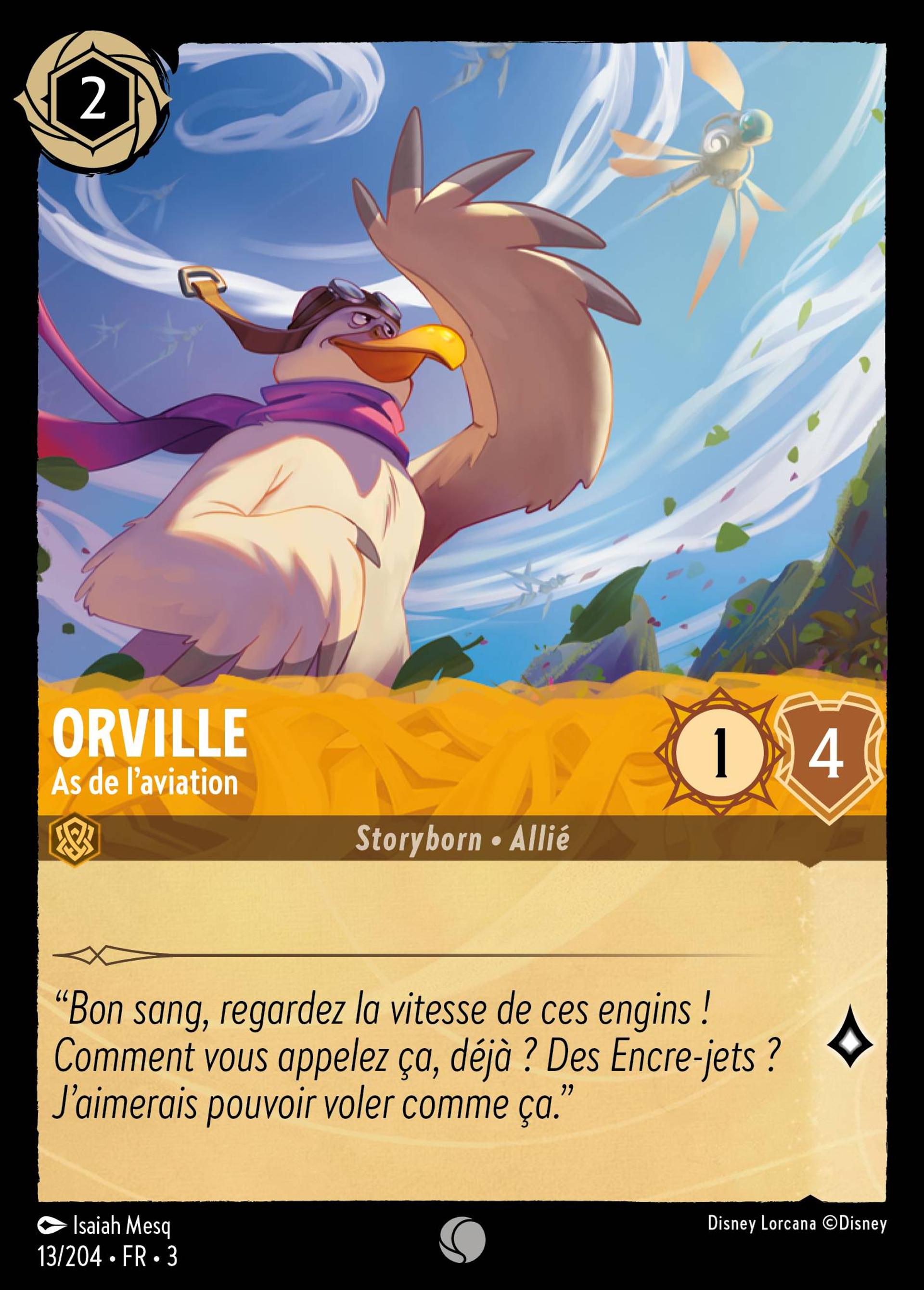 Orville - As de l'aviation — Into the Inklands — Lorcana