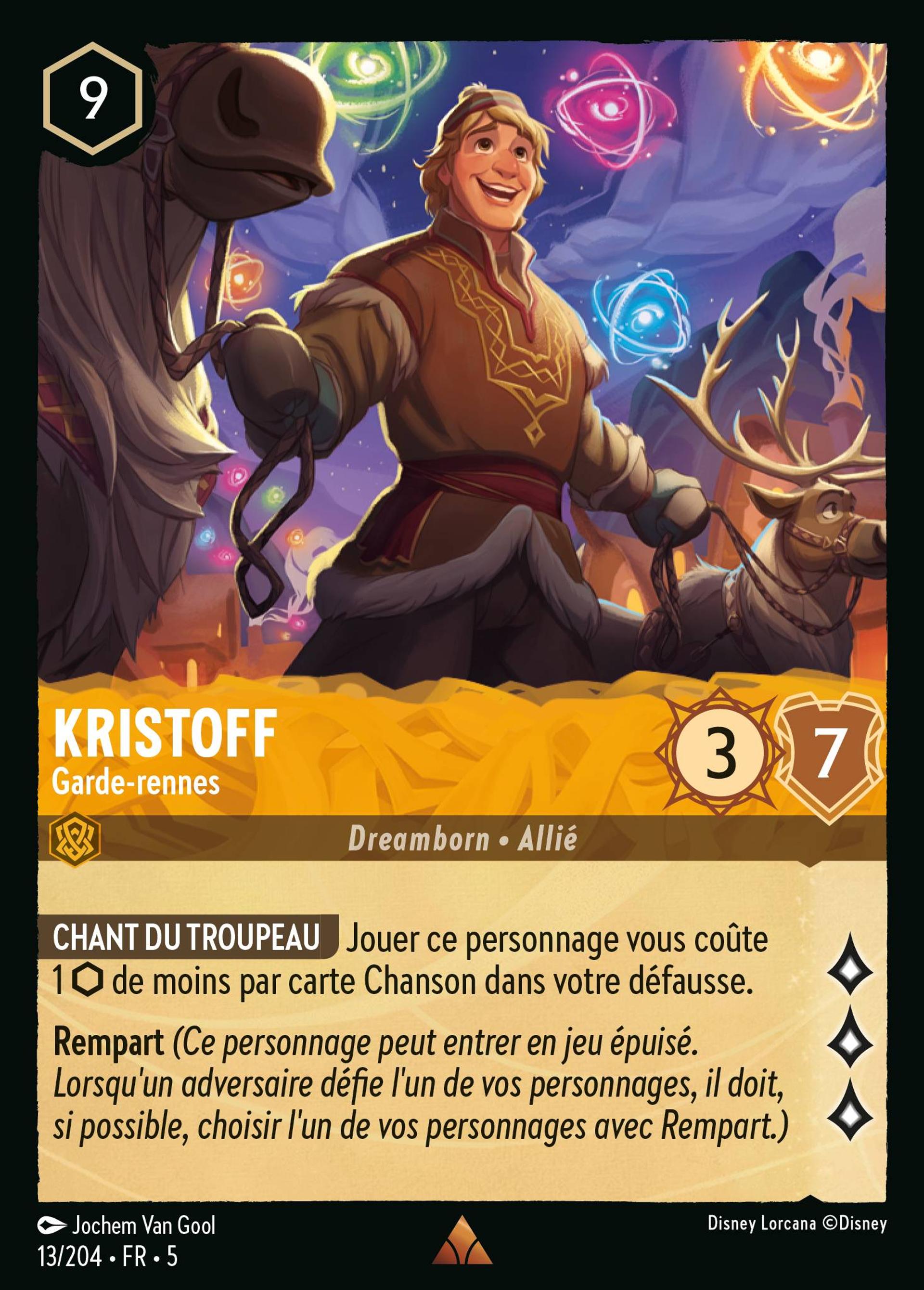 Kristoff - Garde-rennes — Shimmering Skies — Lorcana