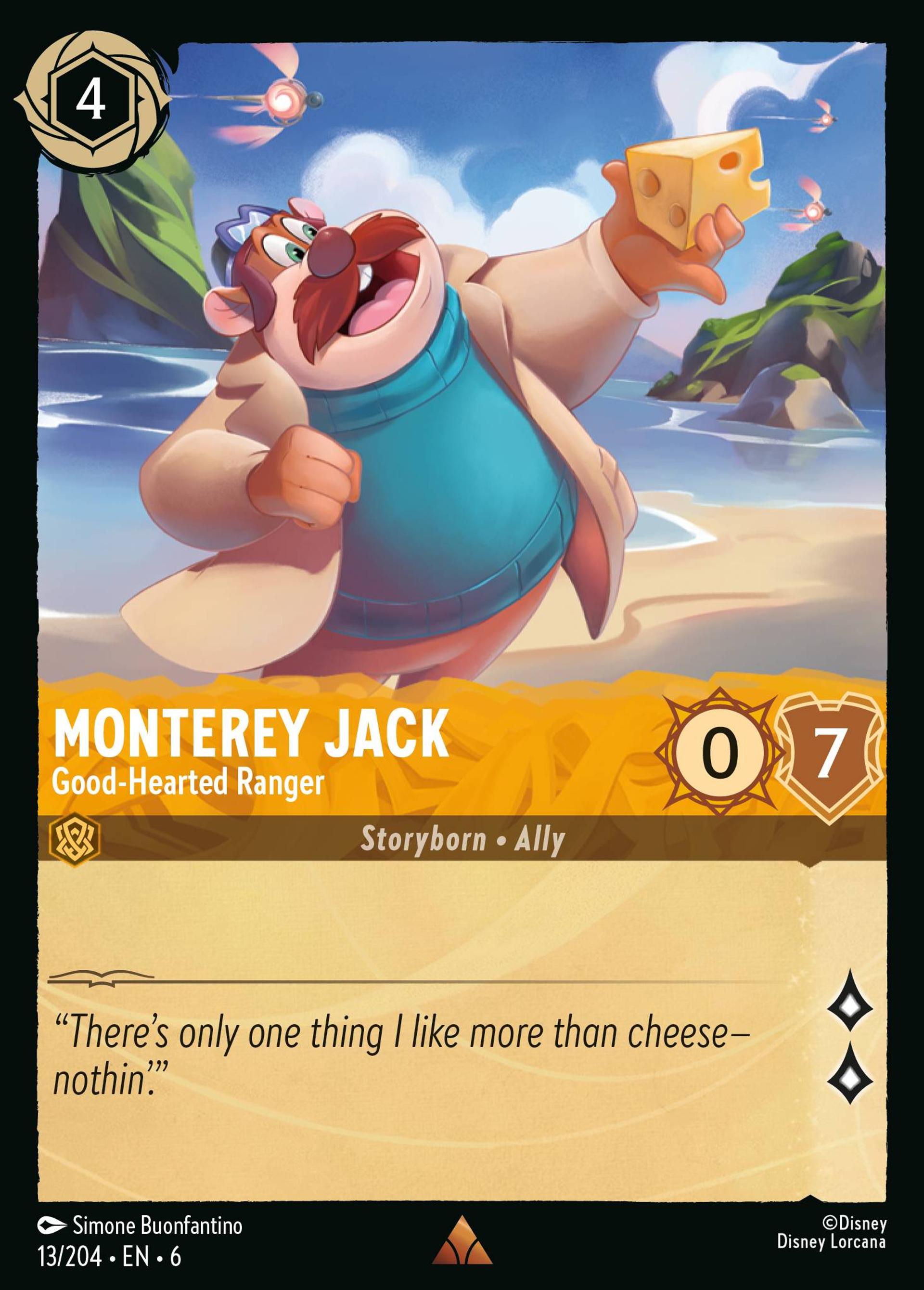 Monterey Jack - Good-Hearted Ranger — Azurite Sea — Lorcana