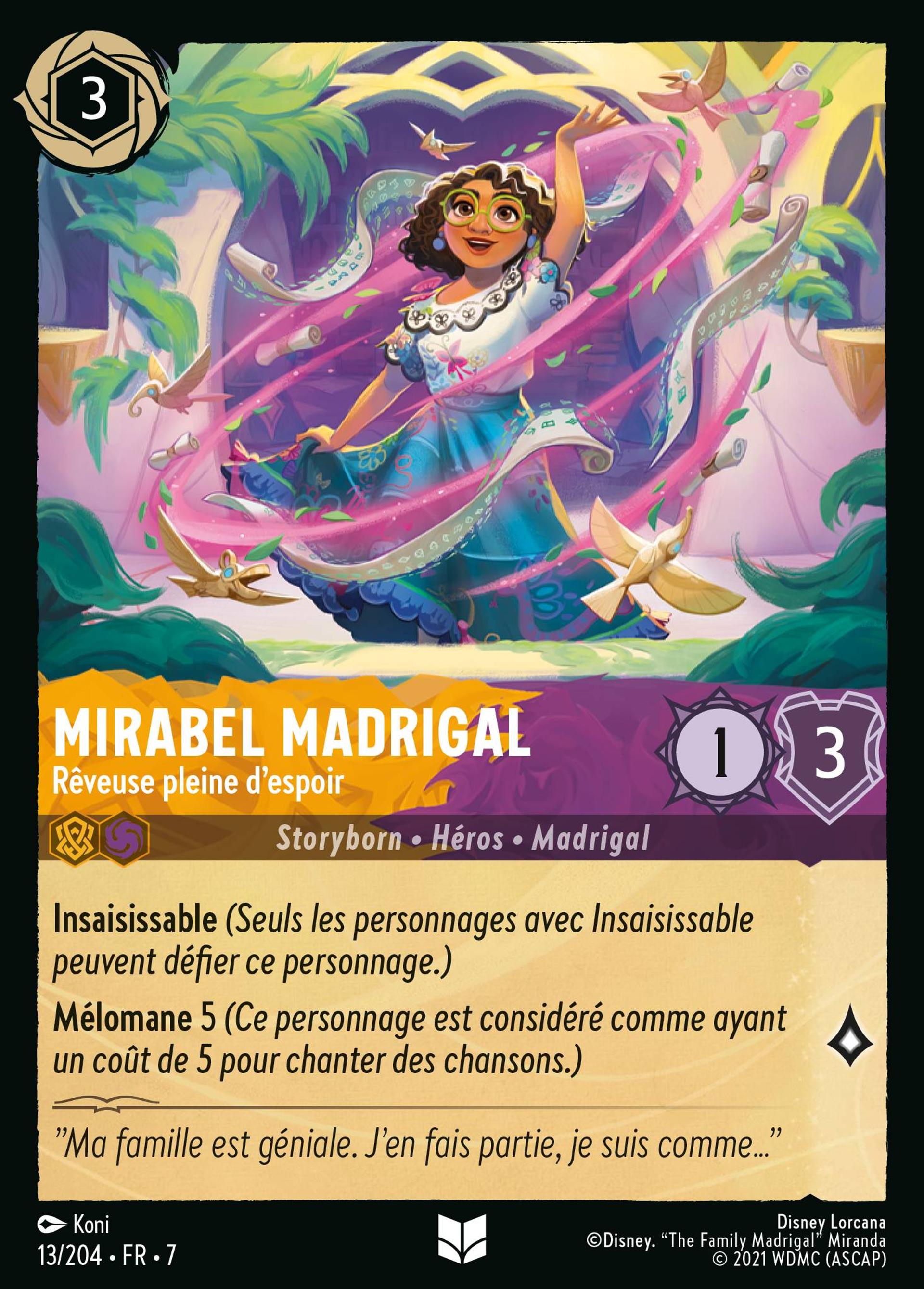Mirabel Madrigal - Rêveuse pleine d'espoir — Archazia's Island — Lorcana