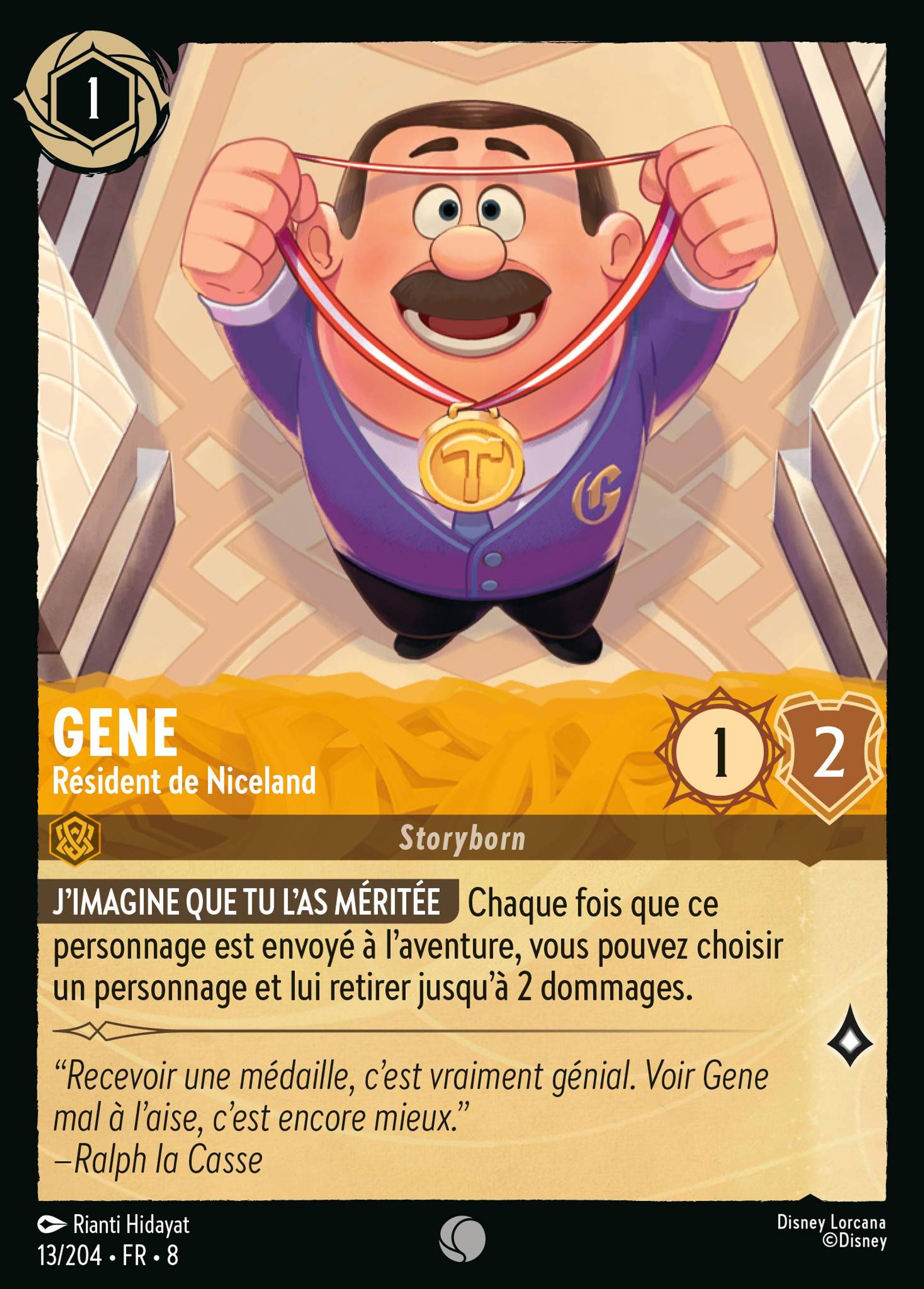 Gene - Résident de Niceland — The Reign of Jafar — Lorcana