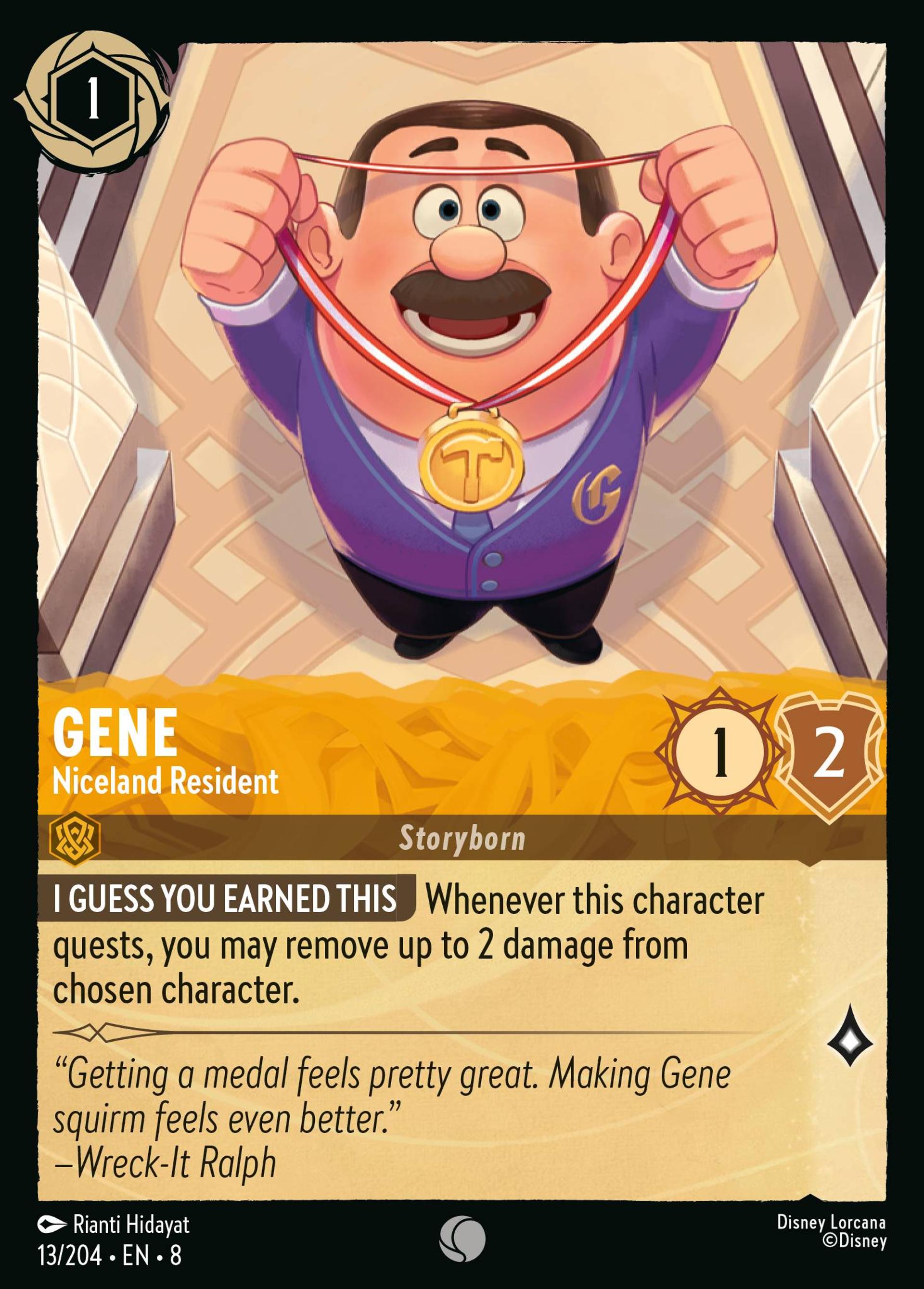 Gene - Niceland Resident — The Reign of Jafar — Lorcana