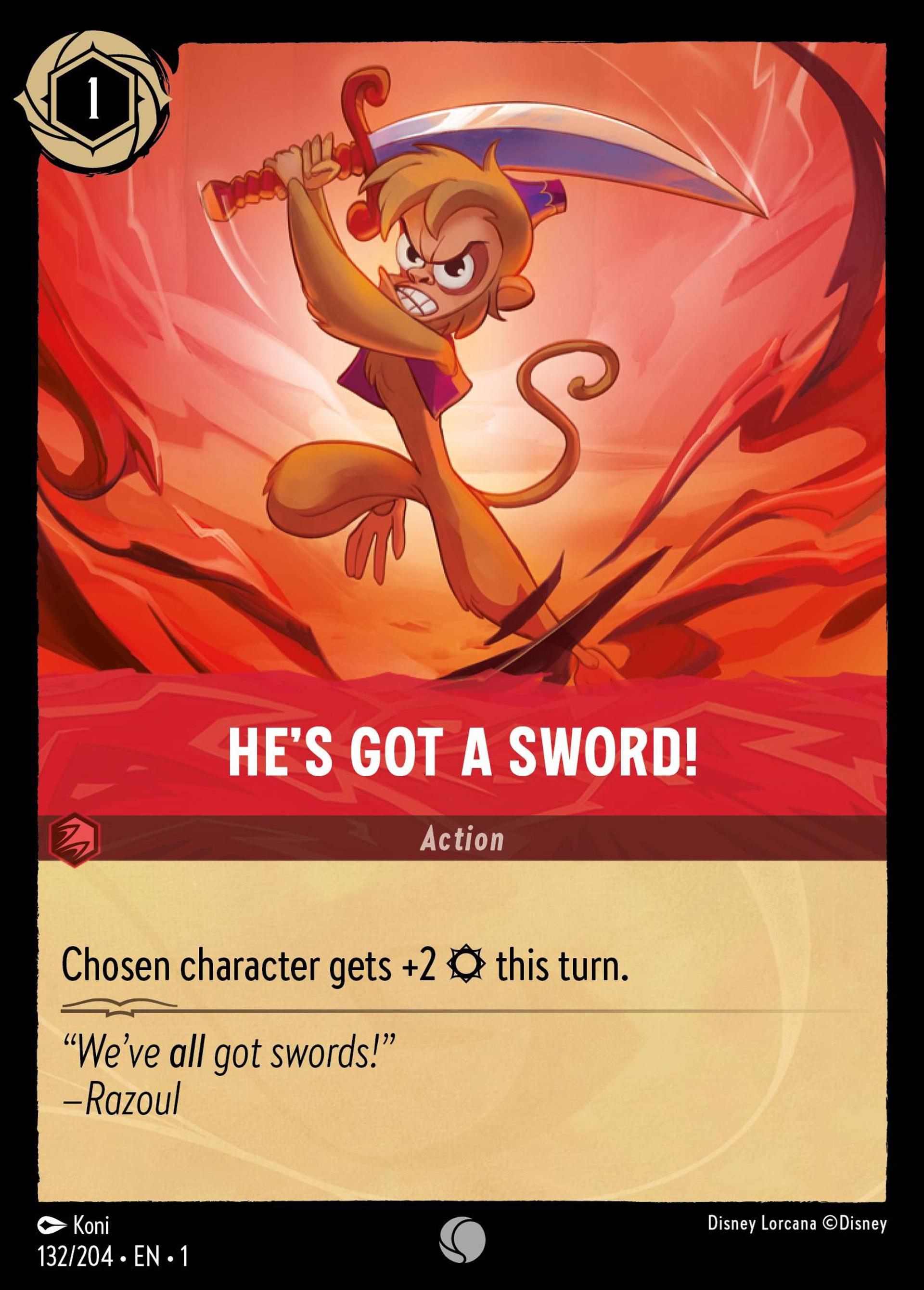 He's Got a Sword! — The First Chapter — Lorcana