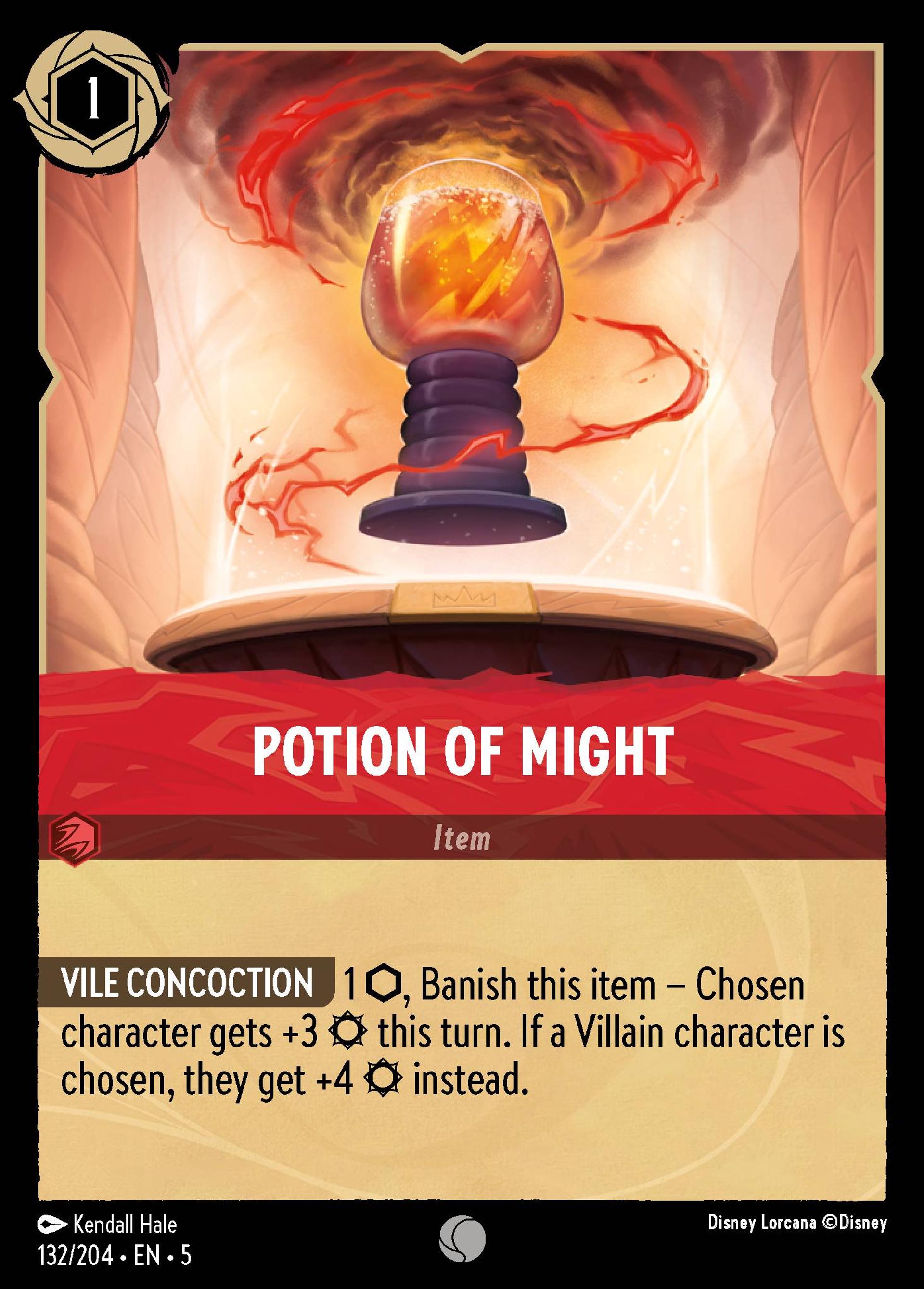Potion of Might — Shimmering Skies — Lorcana