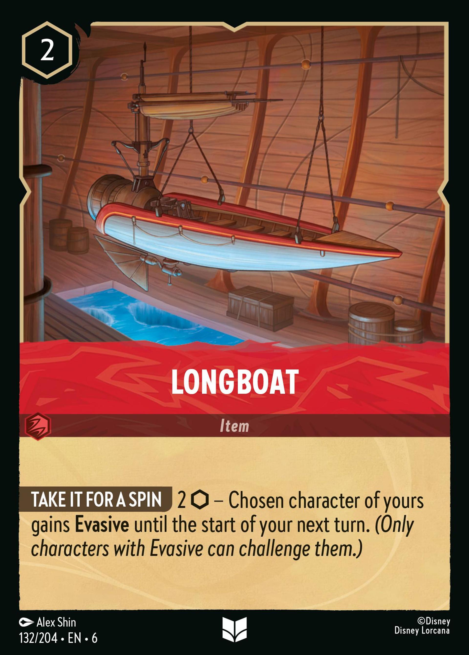 Longboat — Azurite Sea — Lorcana