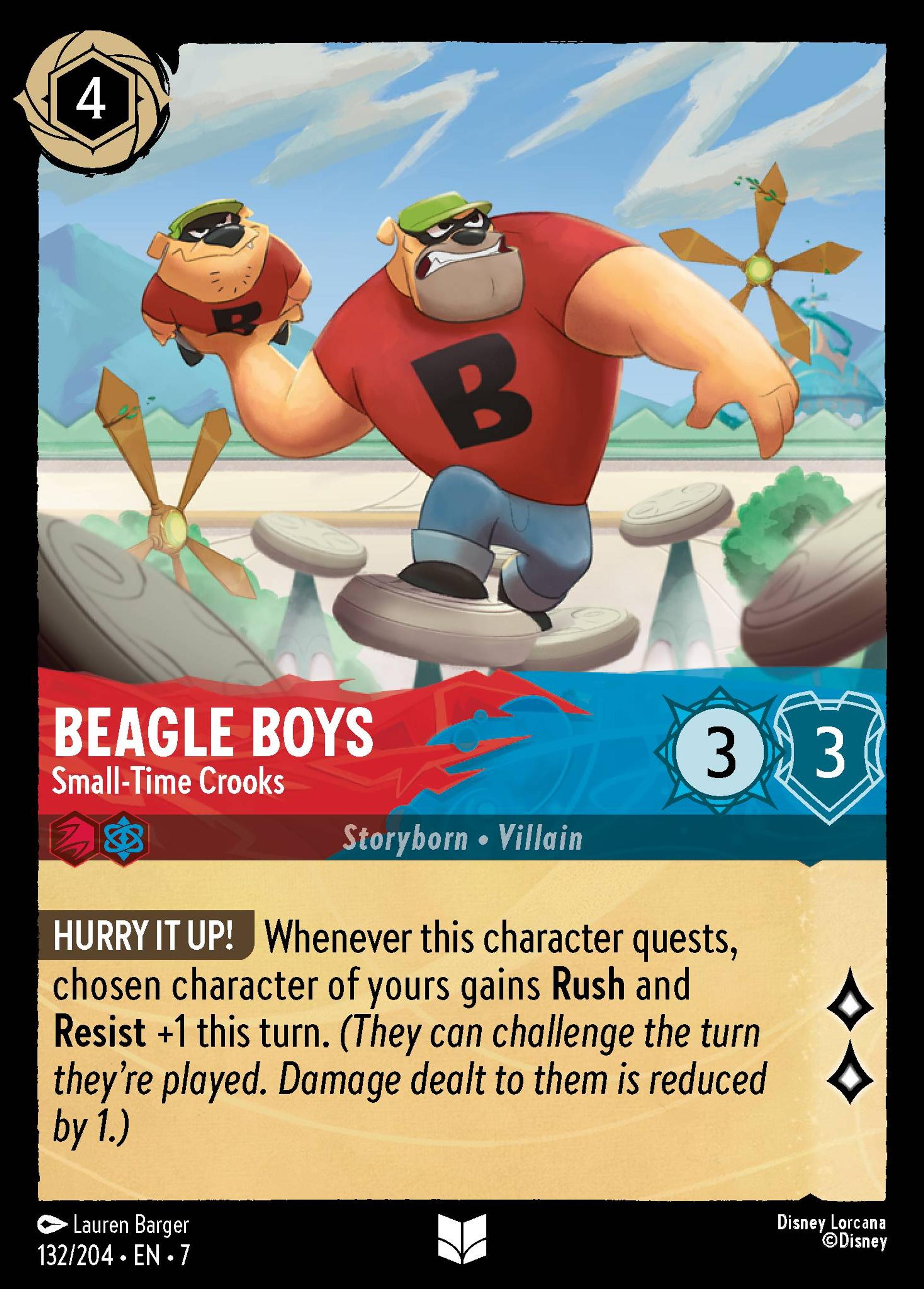 Beagle Boys - Small-Time Crooks — Archazia's Island — Lorcana