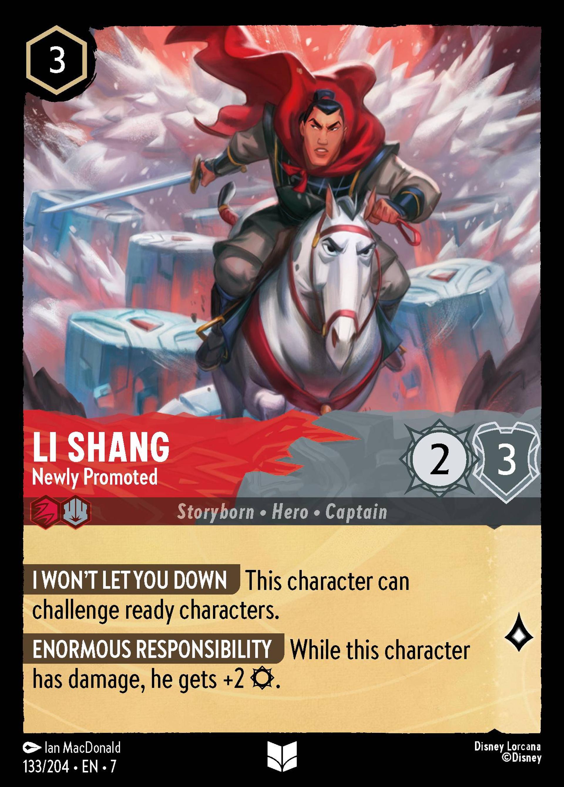 Li Shang - Newly Promoted — Archazia's Island — Lorcana