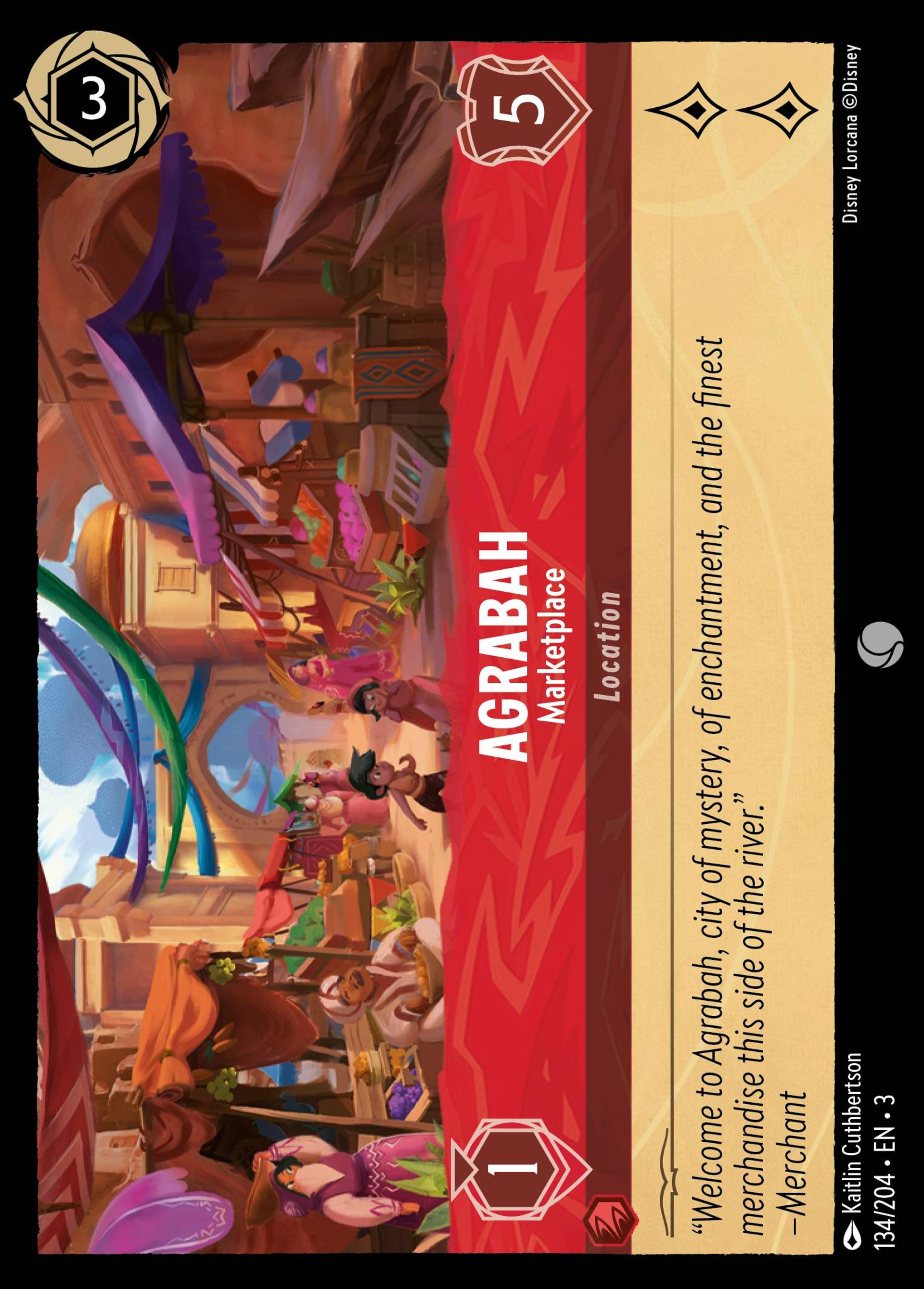 Agrabah - Marketplace — Into the Inklands — Lorcana