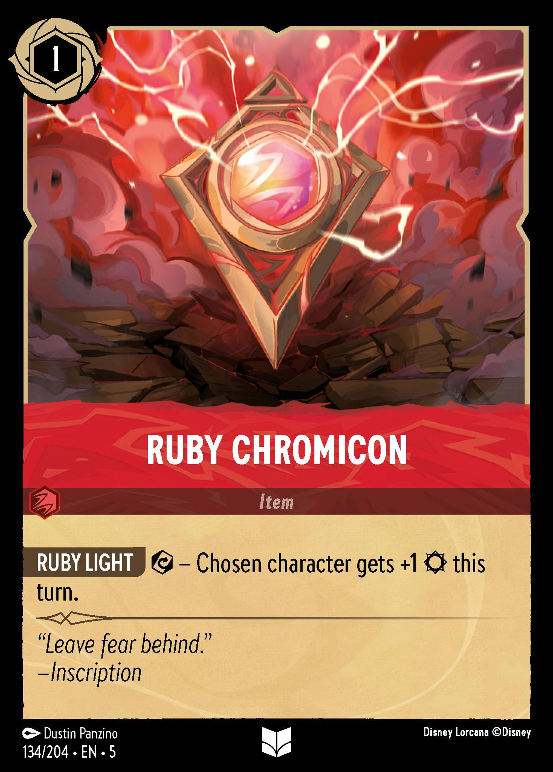 Ruby Chromicon — Shimmering Skies — Lorcana