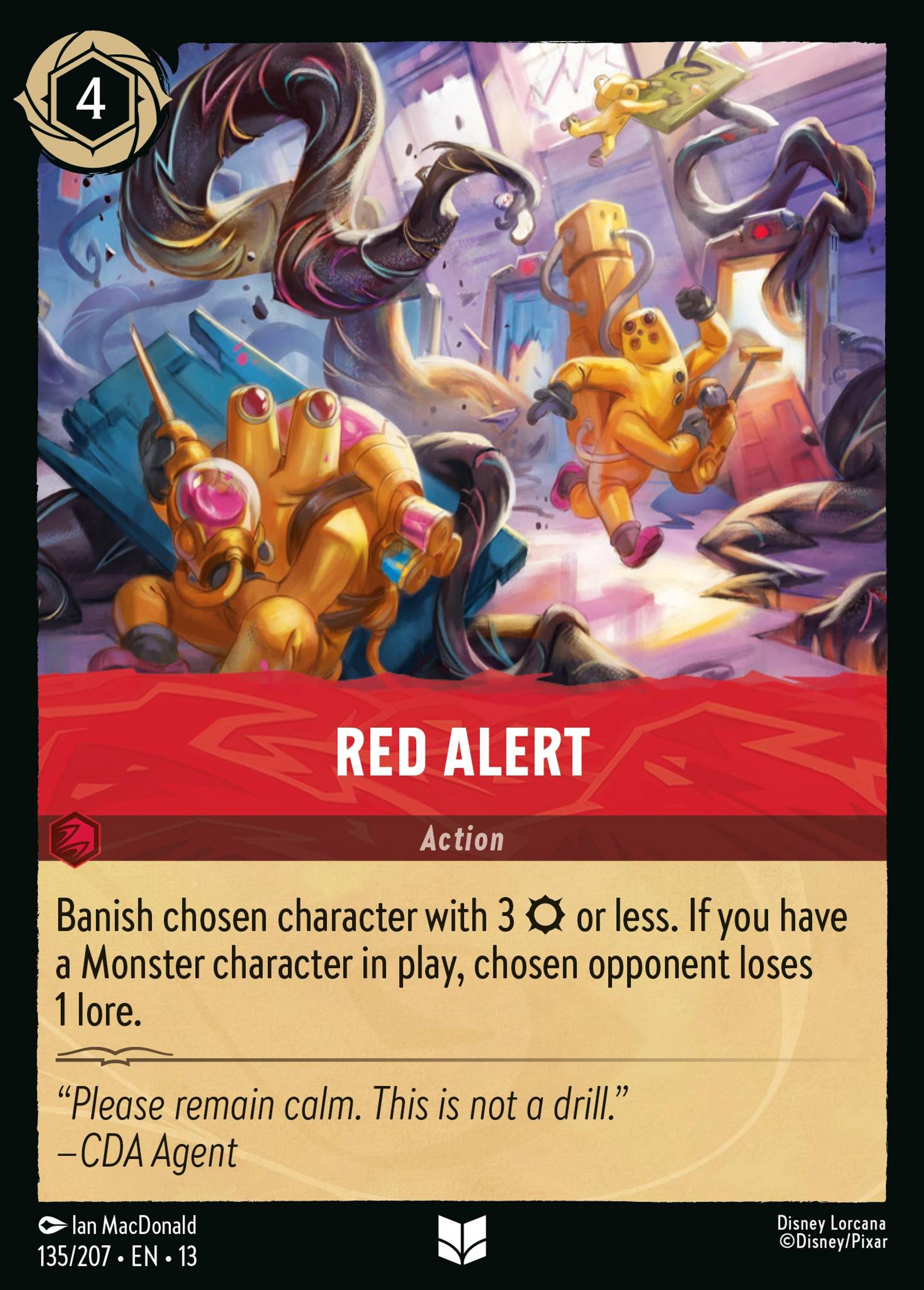 Alerte rouge — Attack of the Vine! — Lorcana