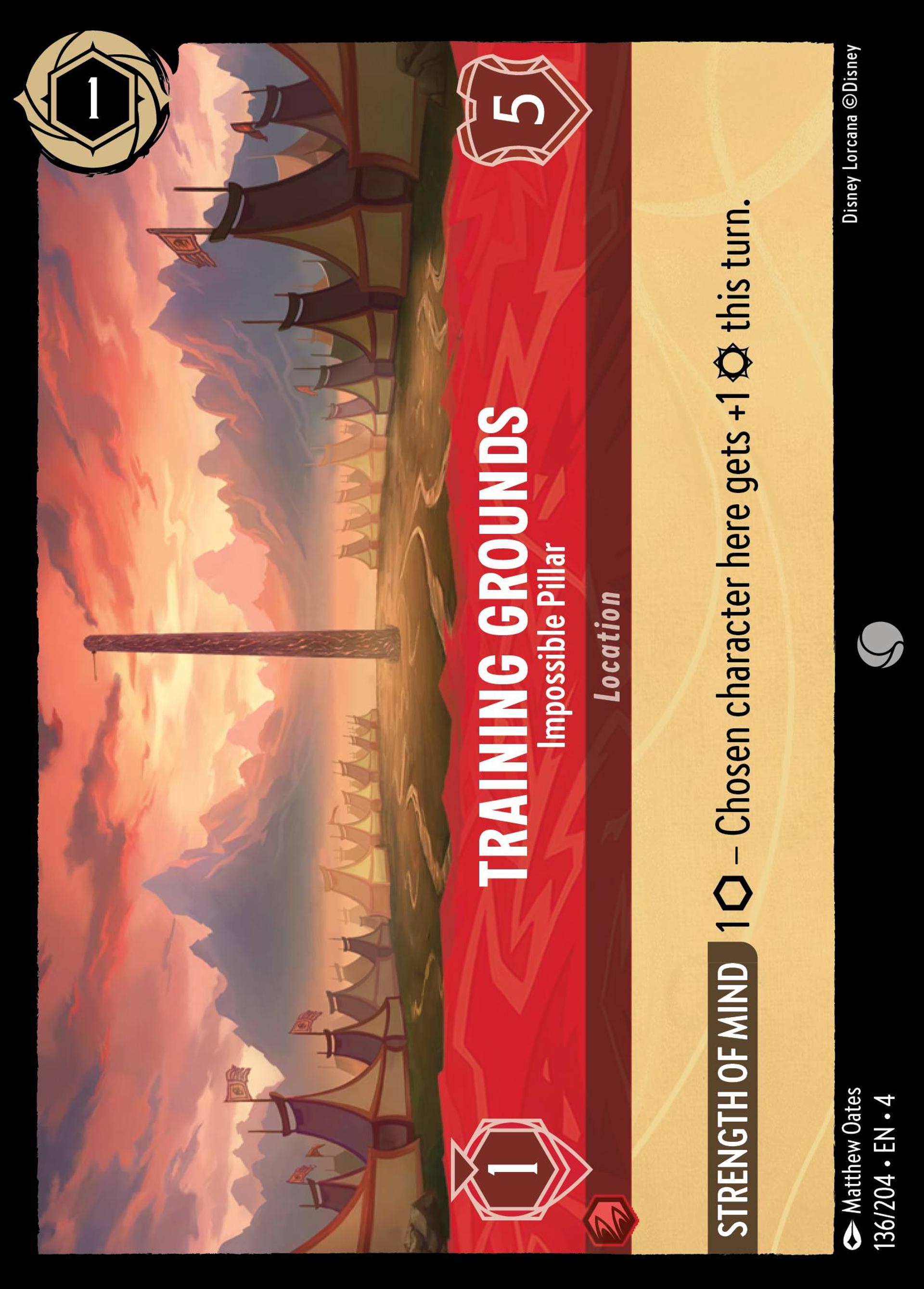 Training Grounds - Impossible Pillar — Ursula's Return — Lorcana