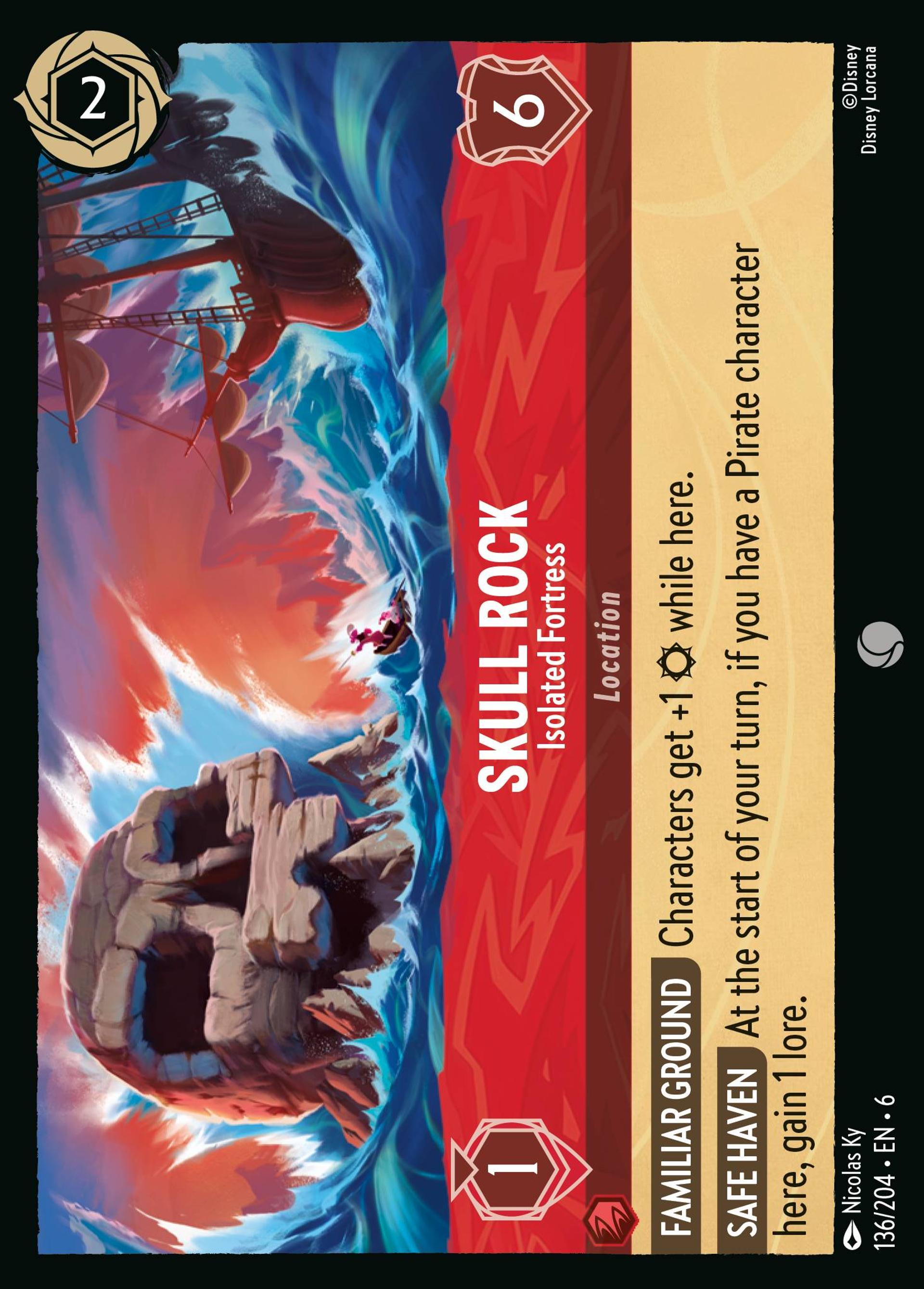 Skull Rock - Isolated Fortress — Azurite Sea — Lorcana