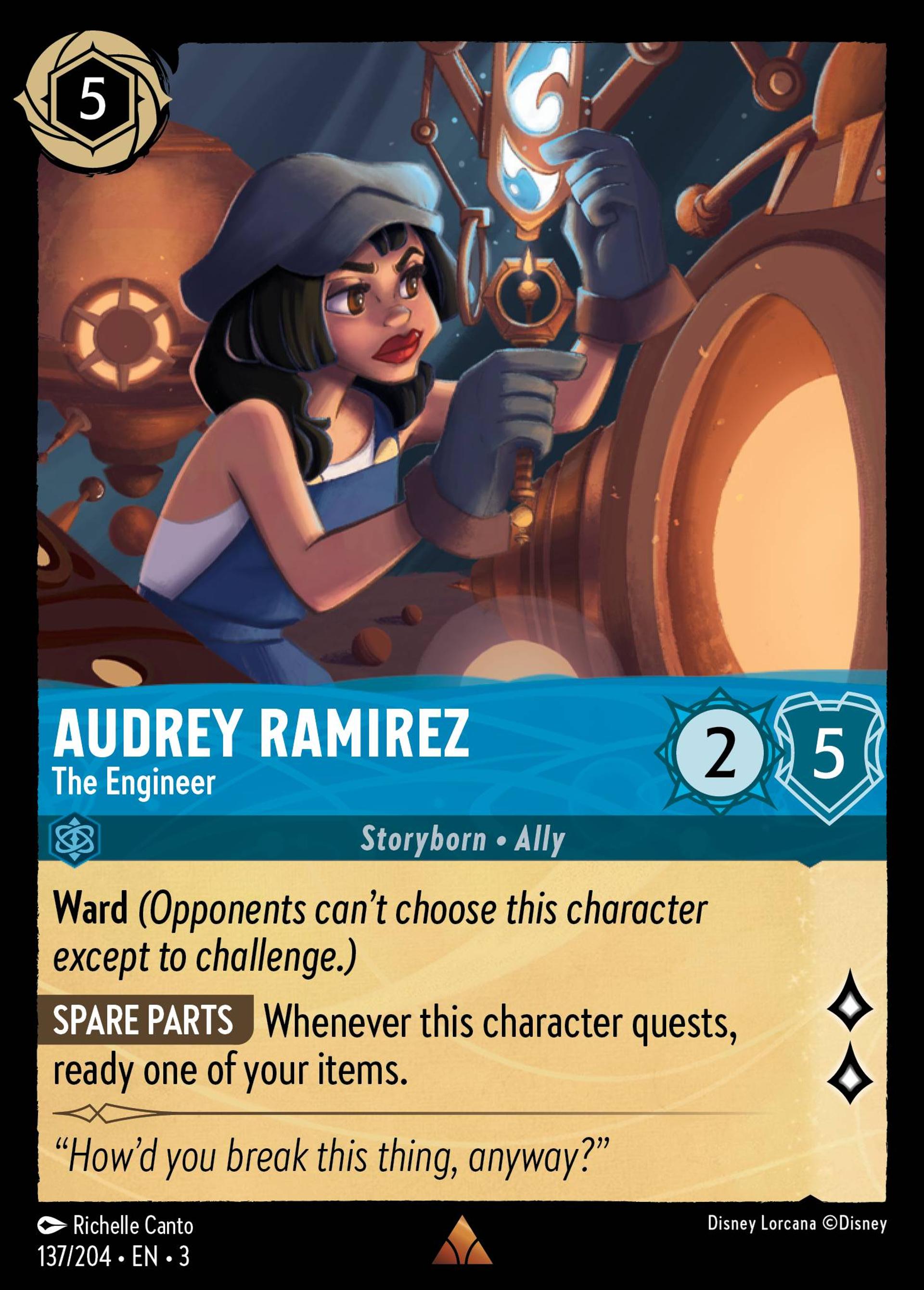 Audrey Ramirez - L'ingénieure — Into the Inklands — Lorcana