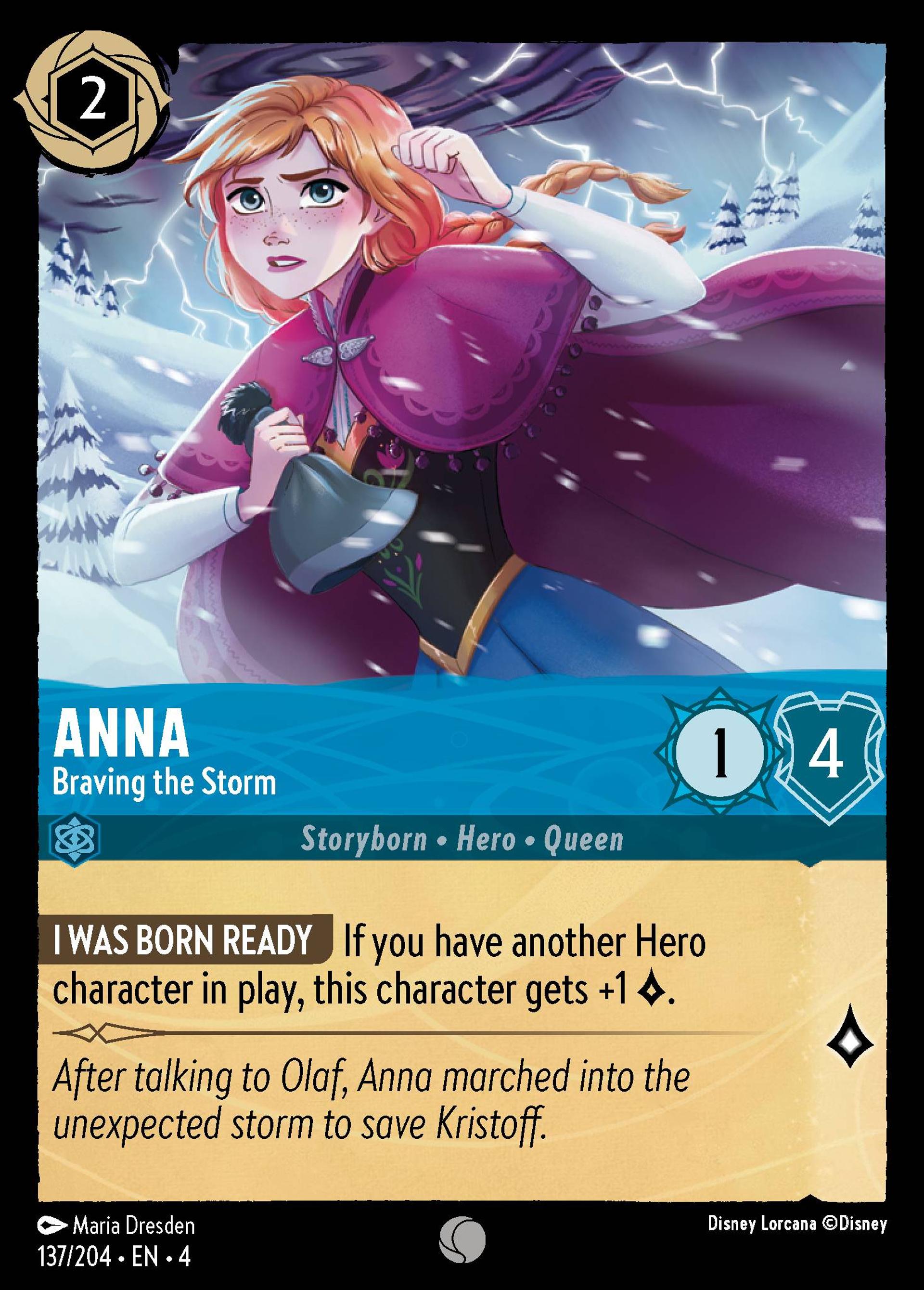 Anna - Braving the Storm — Ursula's Return — Lorcana
