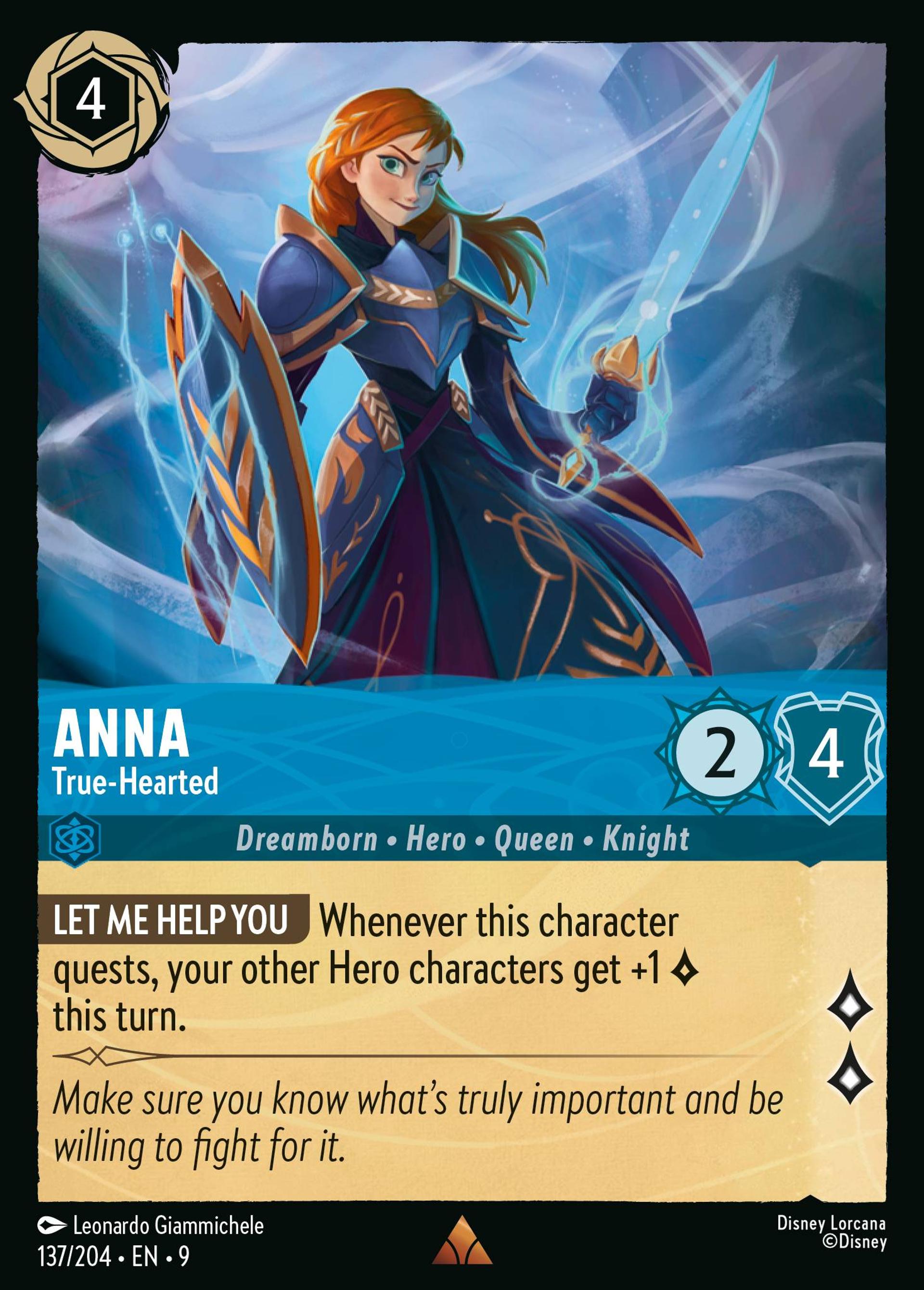 Anna - True-Hearted — Fabled — Lorcana