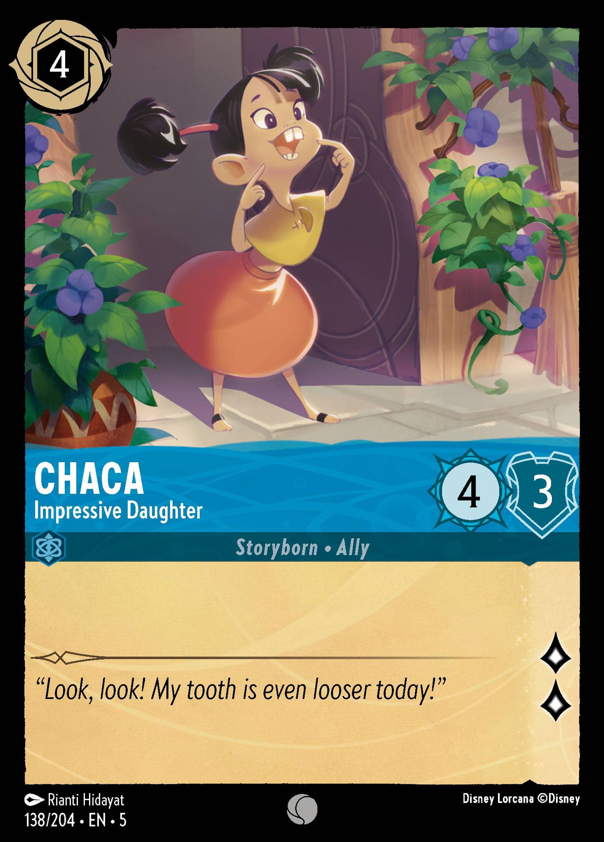 Chaca - Impressive Daughter — Shimmering Skies — Lorcana