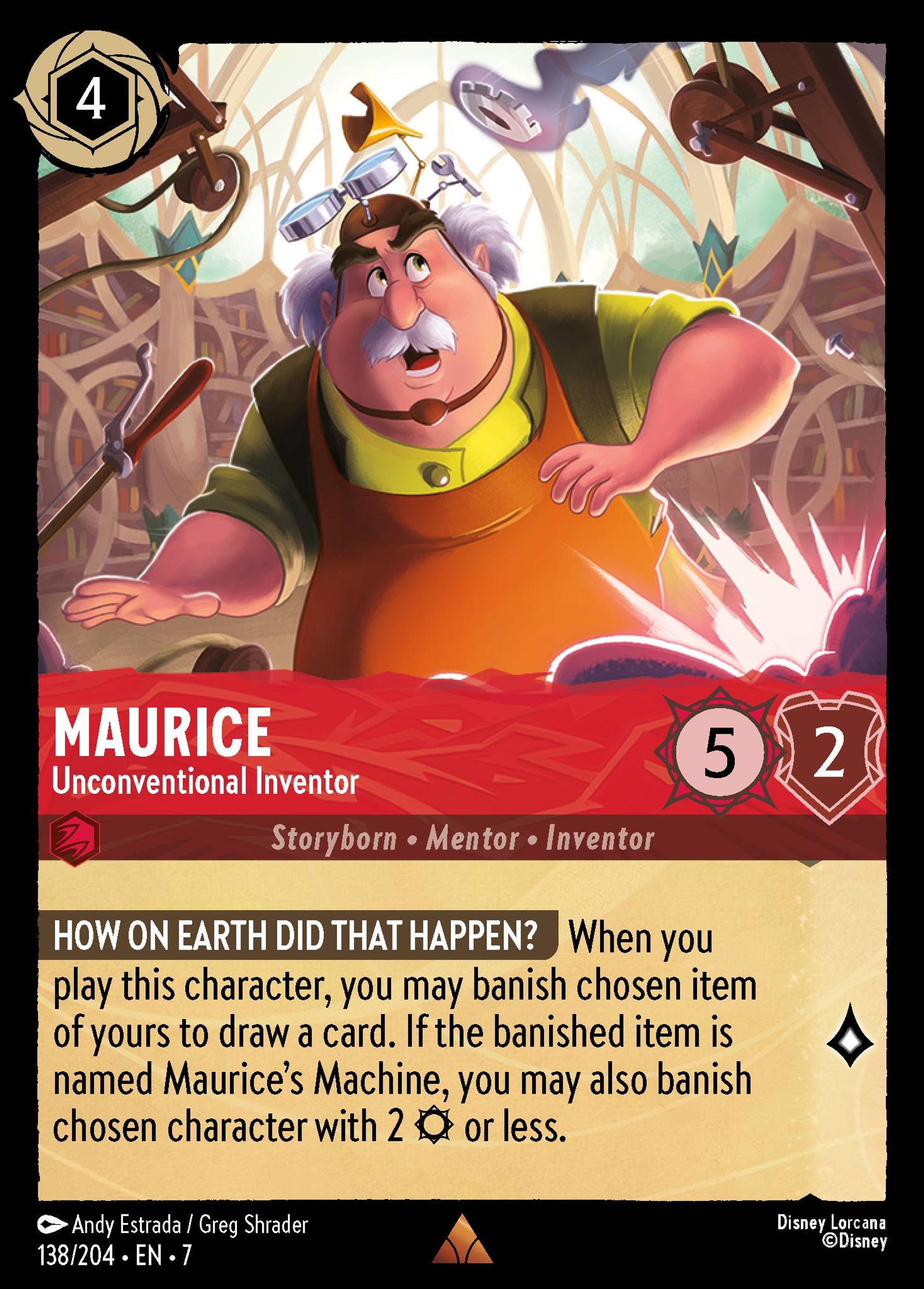 Maurice - Unconventional Inventor — Archazia's Island — Lorcana